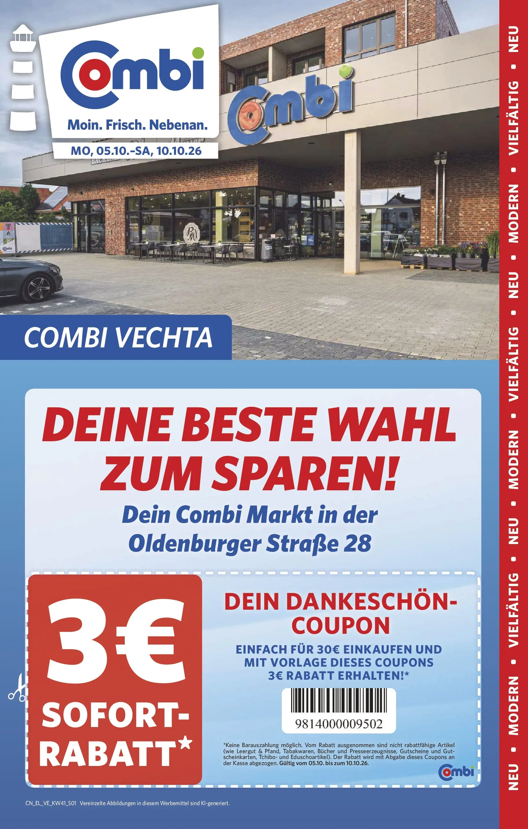combi - Combi - Coupon Prospekt – von Montag 05.10.2026 bis Samstag 10.10.2026