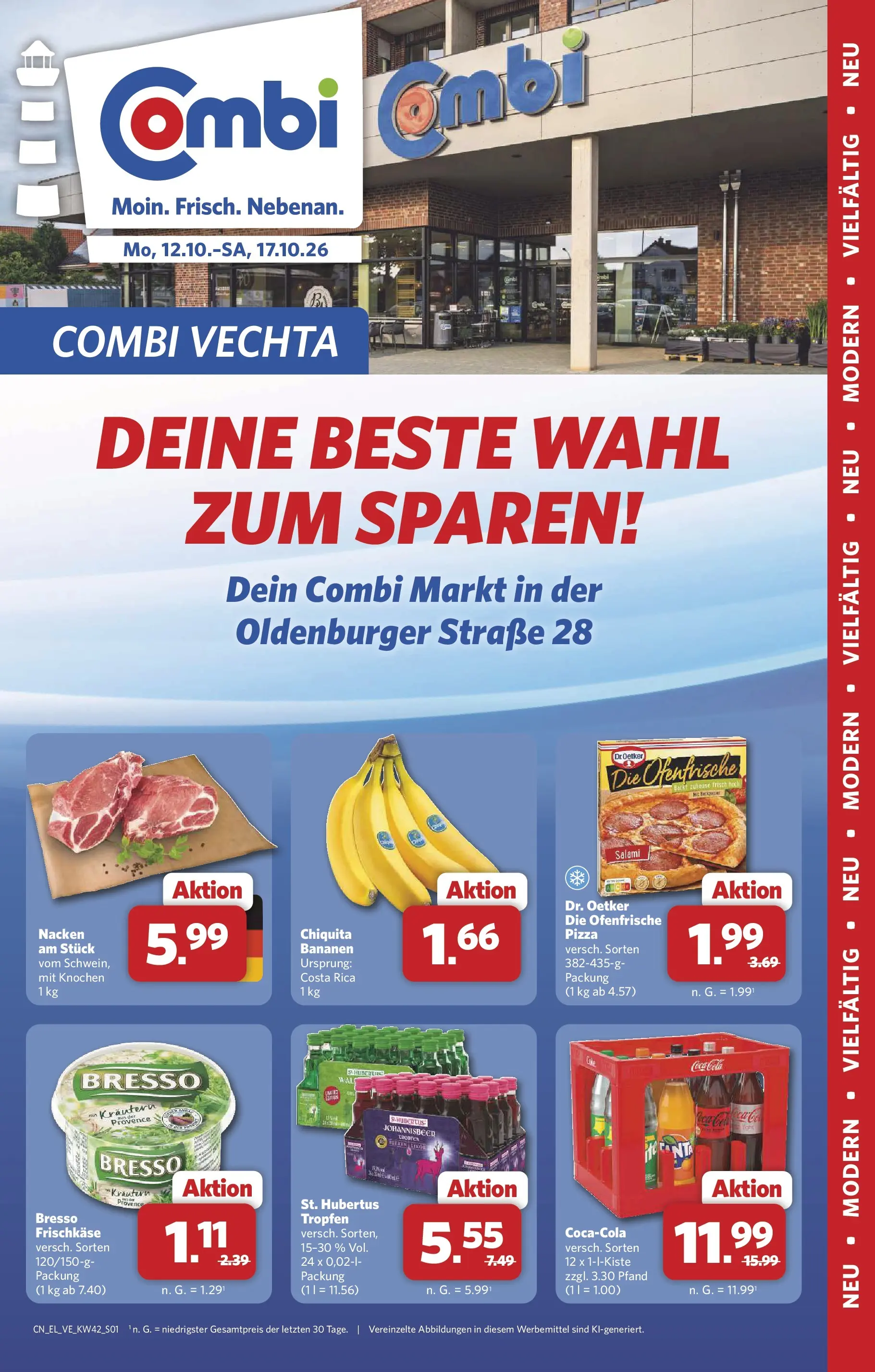 combi - Combi - Vechta Prospekt – von Montag 12.10.2026 bis Samstag 17.10.2026