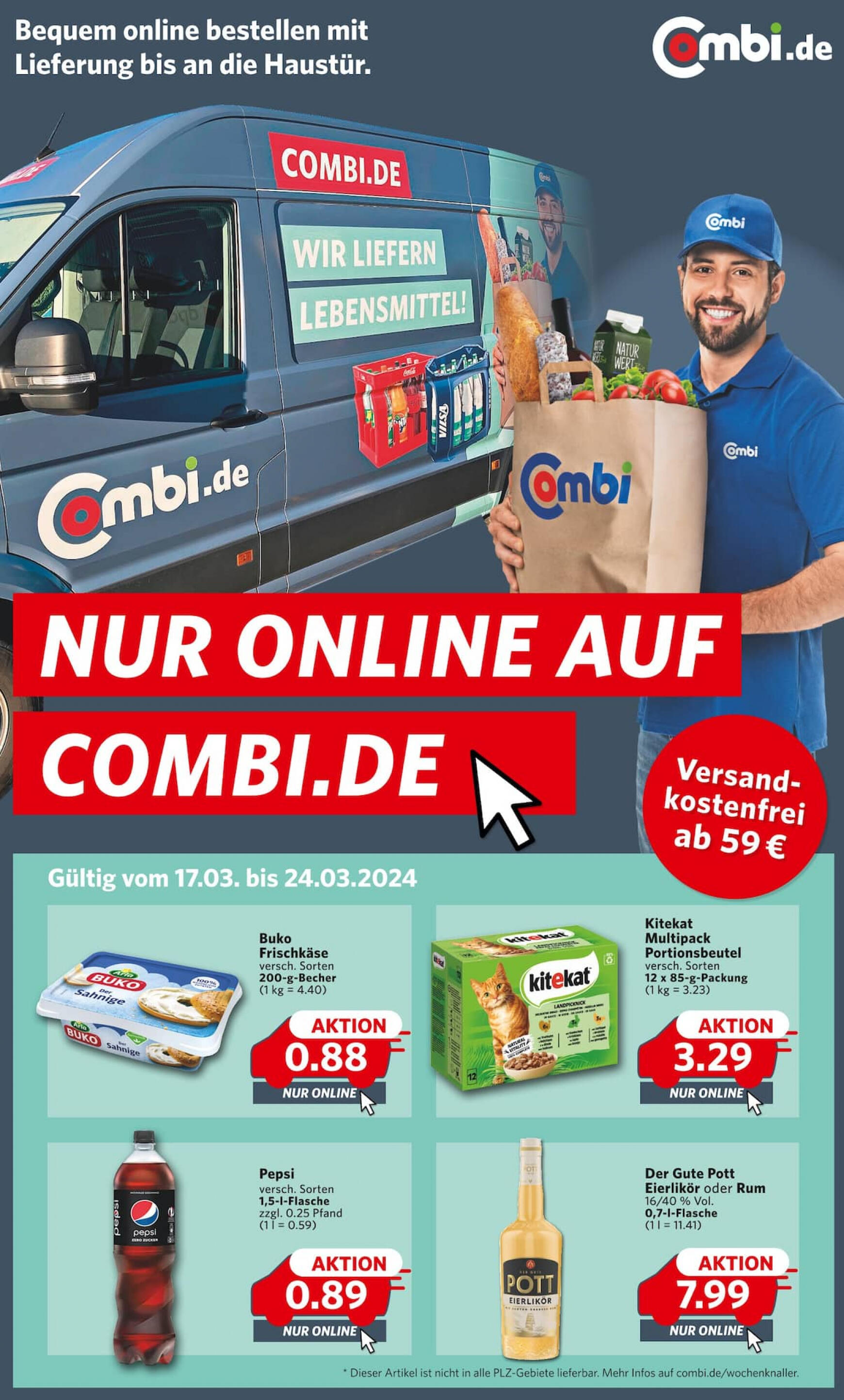 combi - Combi - Nur online auf combi.de gültig ab 17.03.2024 - page: 1