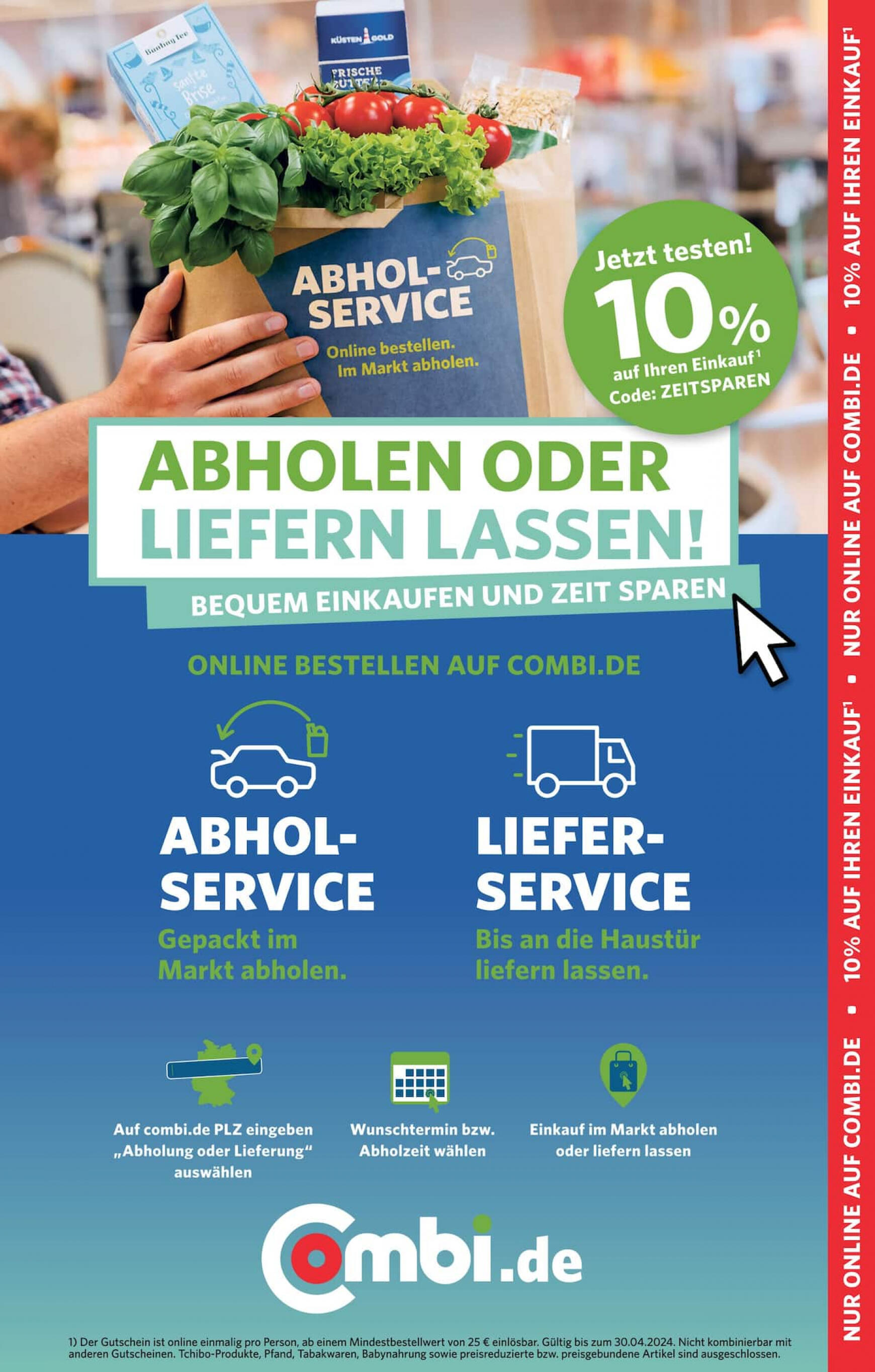 combi - Combi - Abholen Oder Liefern Lassen! gültig ab 24.03.2024 - page: 1