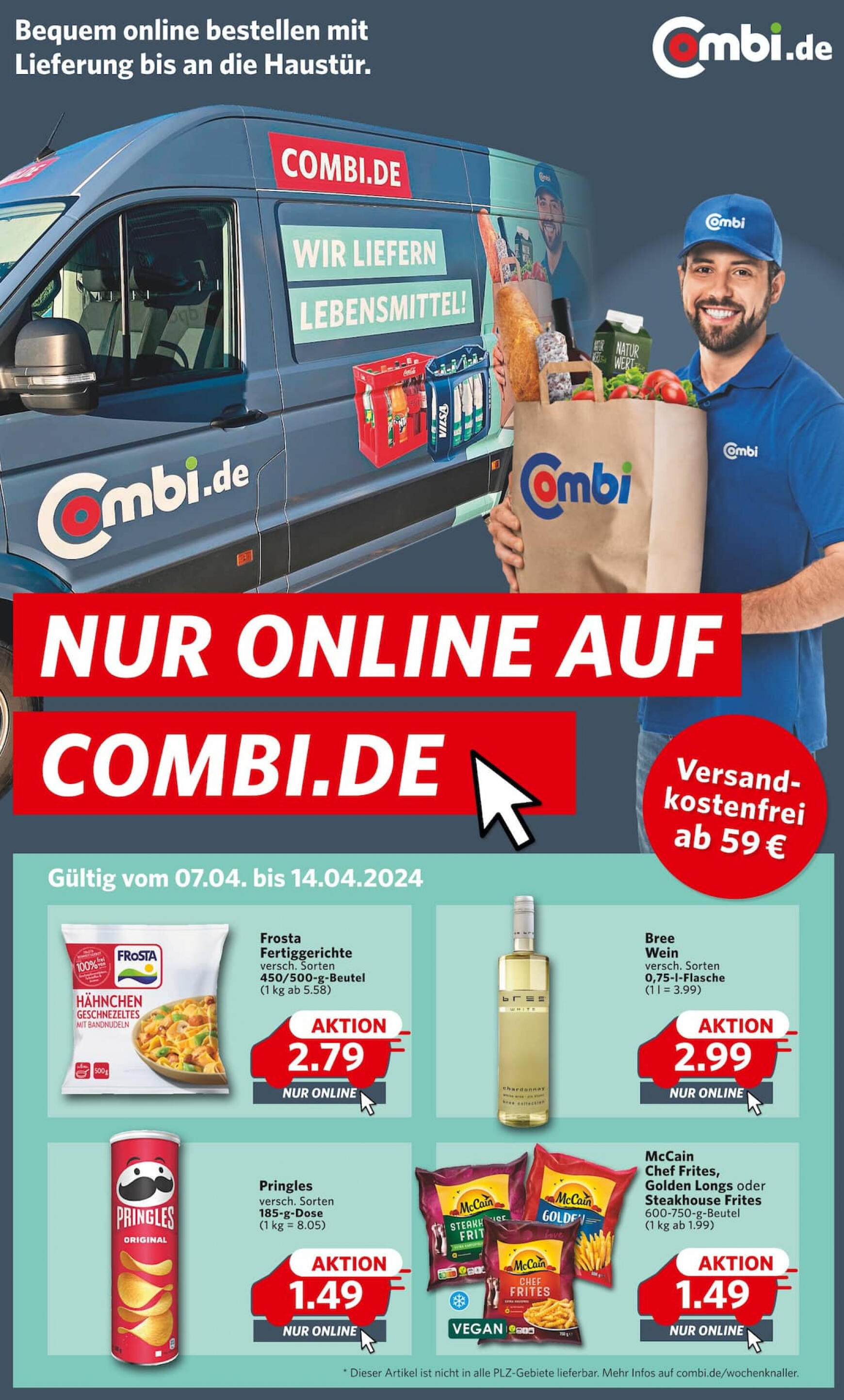 combi - Flyer Combi aktuell 07.04. - 14.04. - page: 1