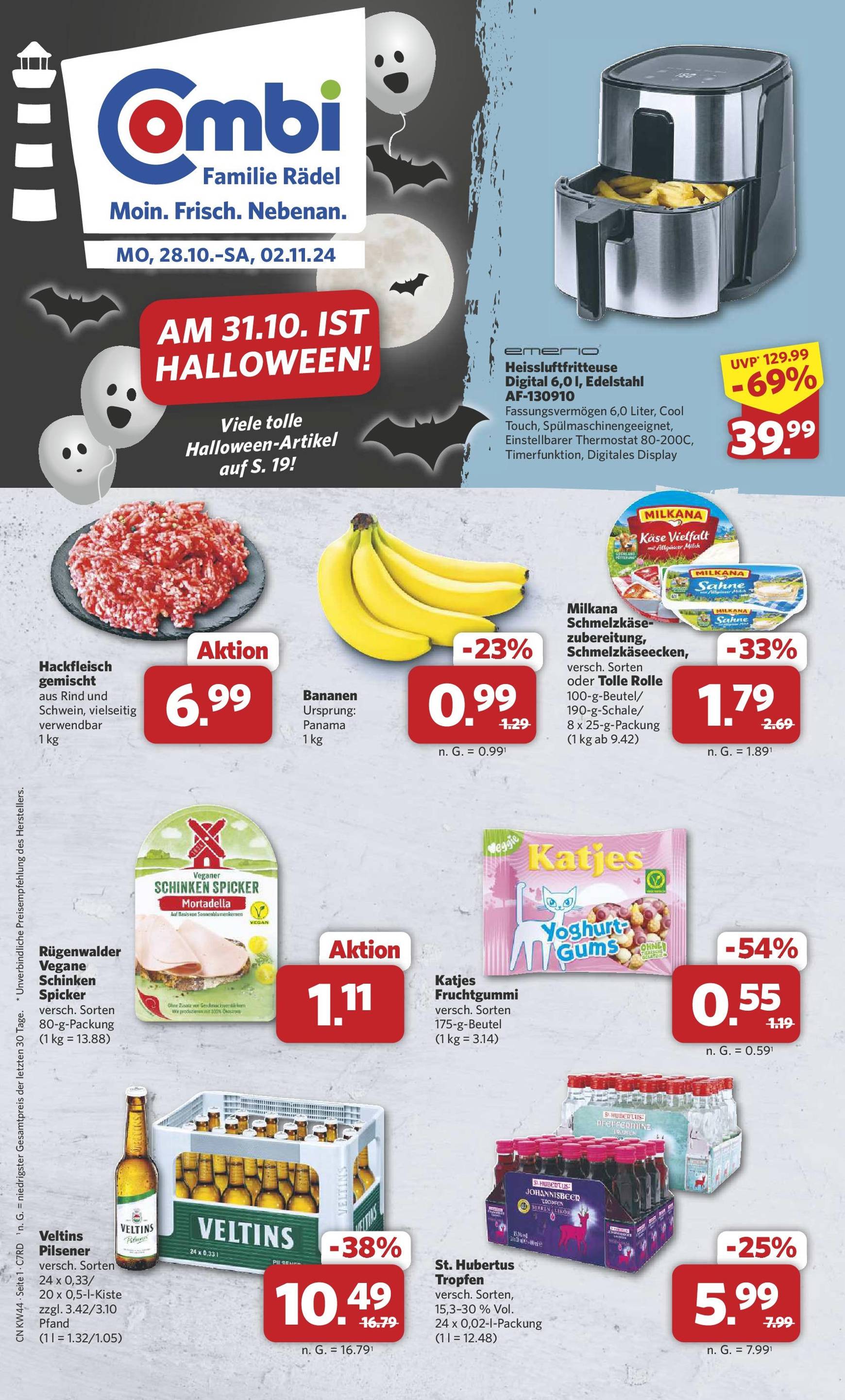 combi - Combi - Familie Rädel-Prospekt gültig von 28.10. bis 02.11.