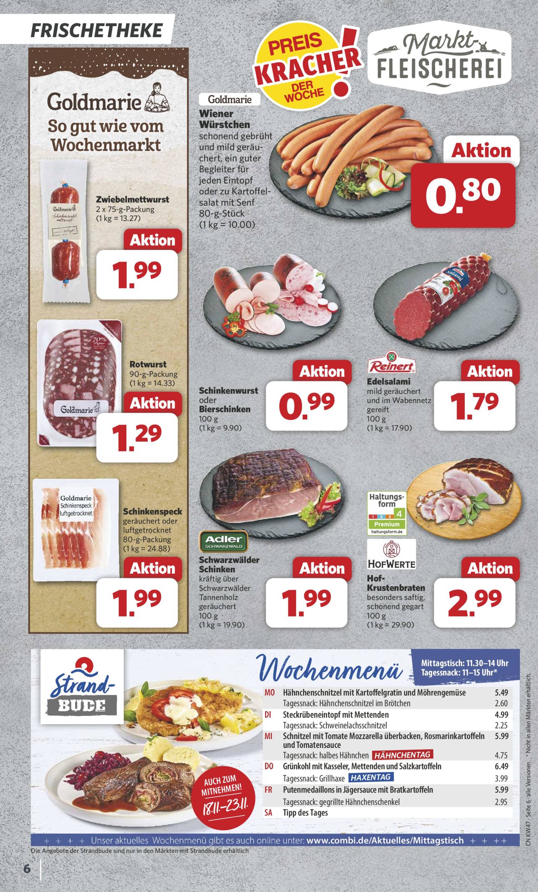 combi - Combi-Prospekt gültig von 18.11. bis 23.11. - page: 6