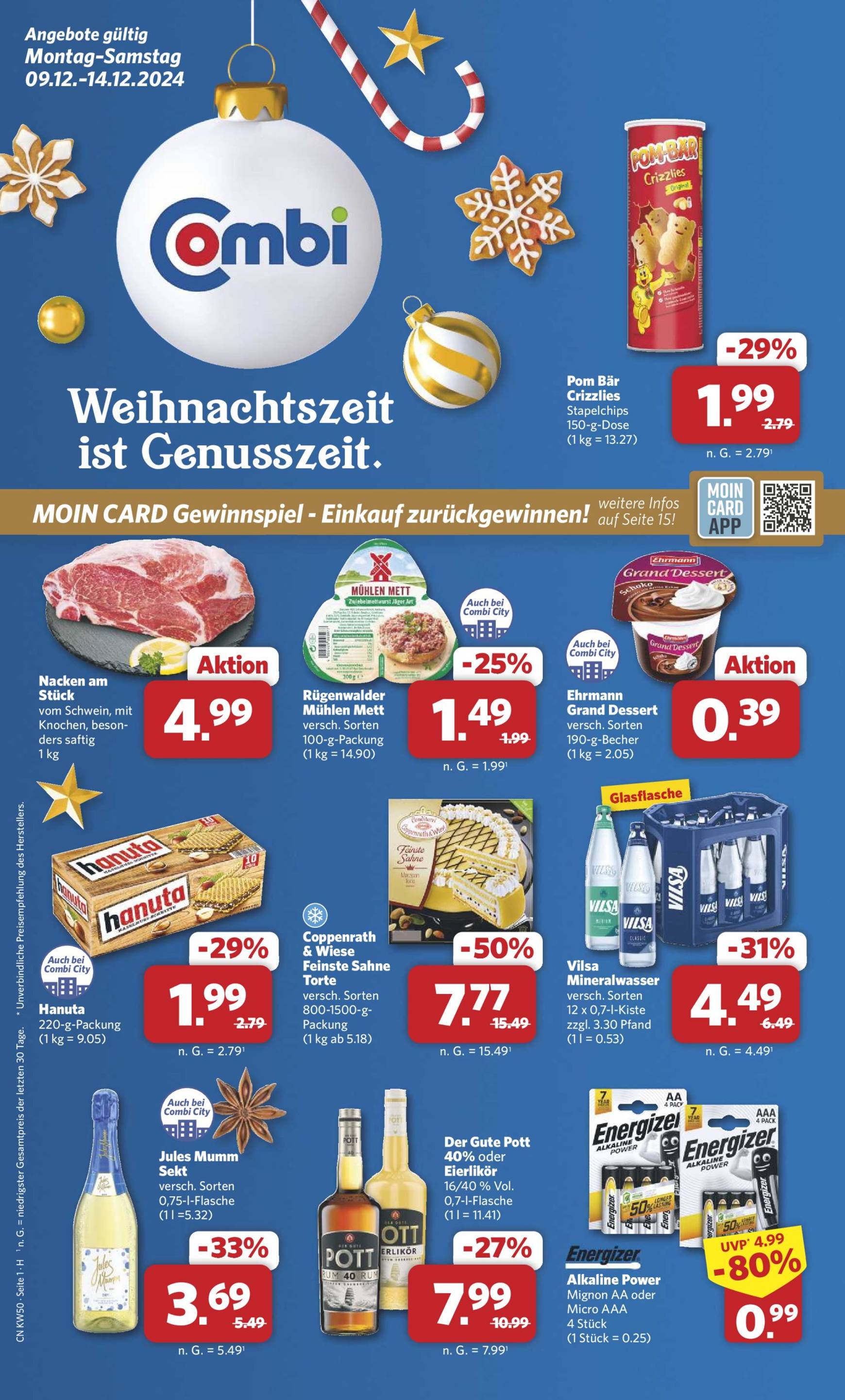 combi - Combi-Prospekt gültig von 09.12. bis 14.12.