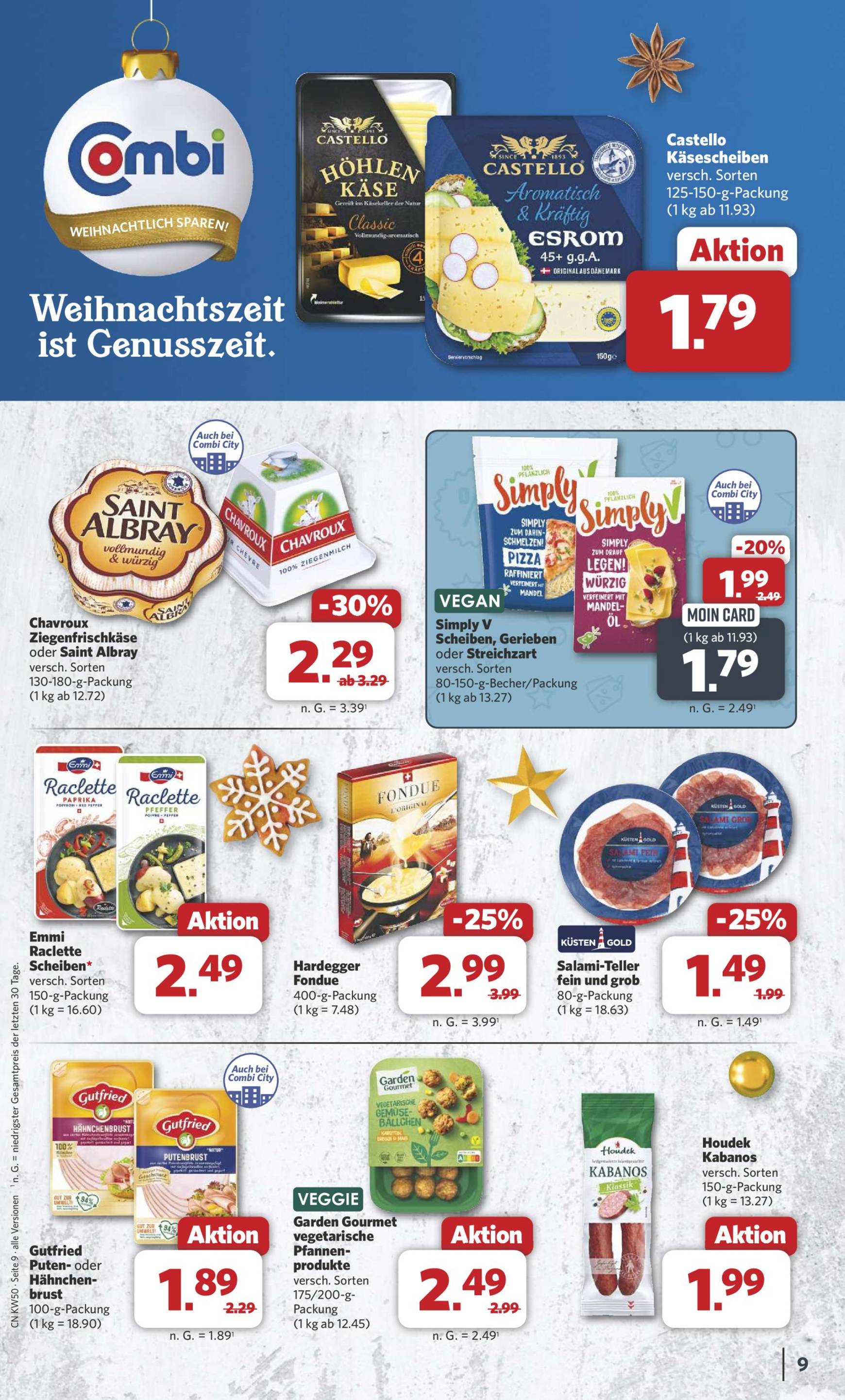 combi - Combi-Prospekt gültig von 09.12. bis 14.12. - page: 9