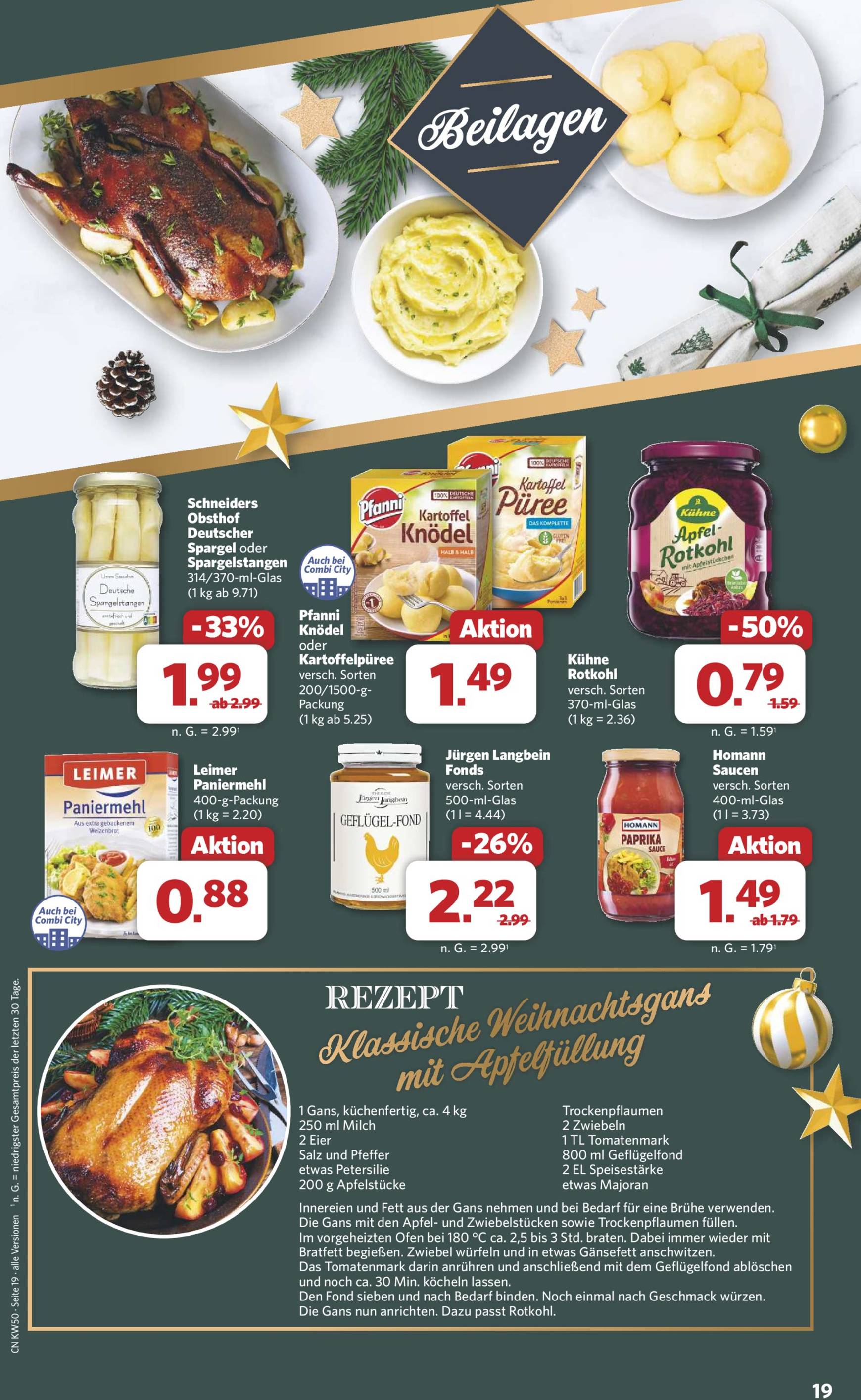 combi - Combi-Prospekt gültig von 09.12. bis 14.12. - page: 19