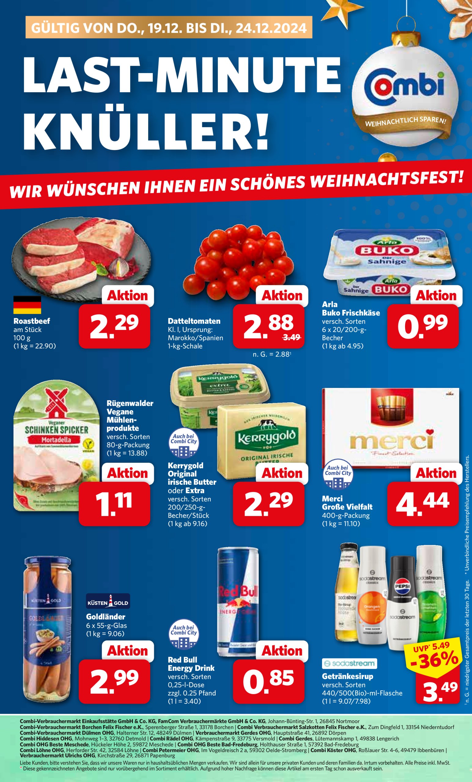 combi - Combi - Last-Minute-Prospekt gültig von 19.12. bis 24.12.