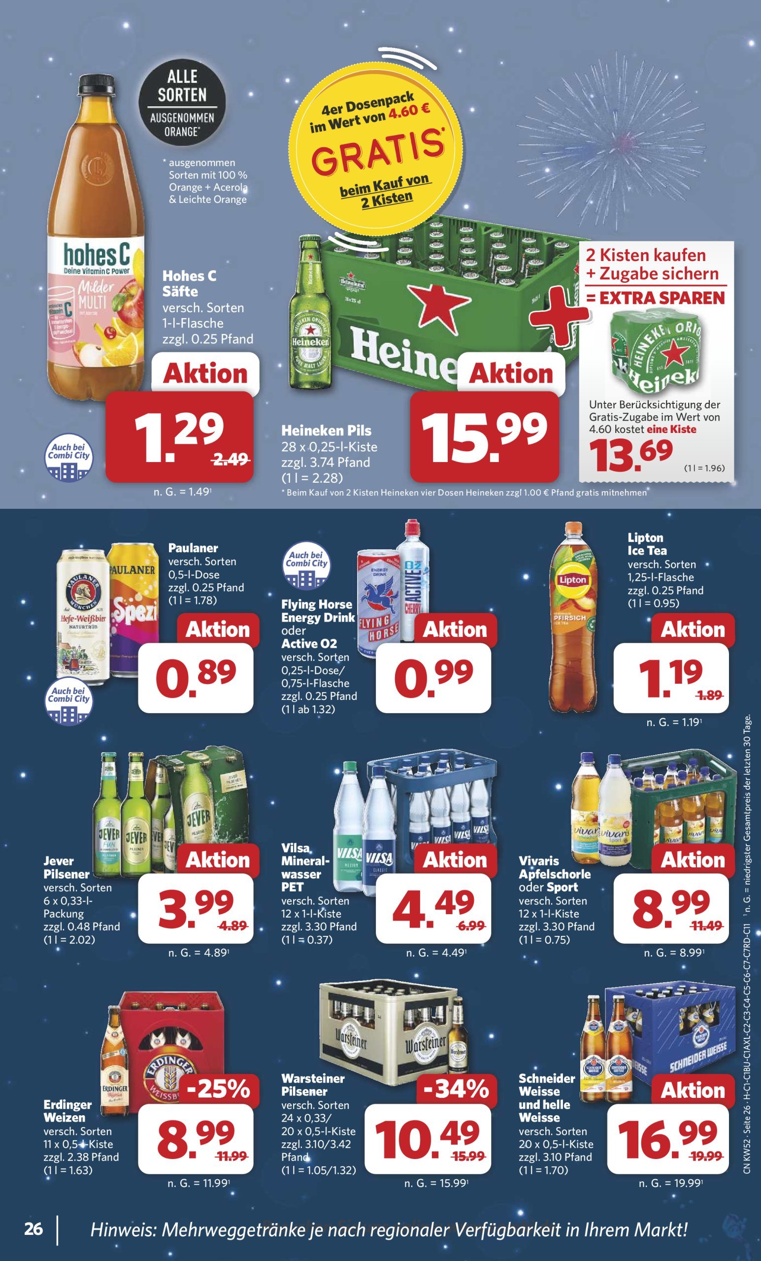 combi - Combi-Prospekt gültig von 23.12. bis 31.12. - page: 26