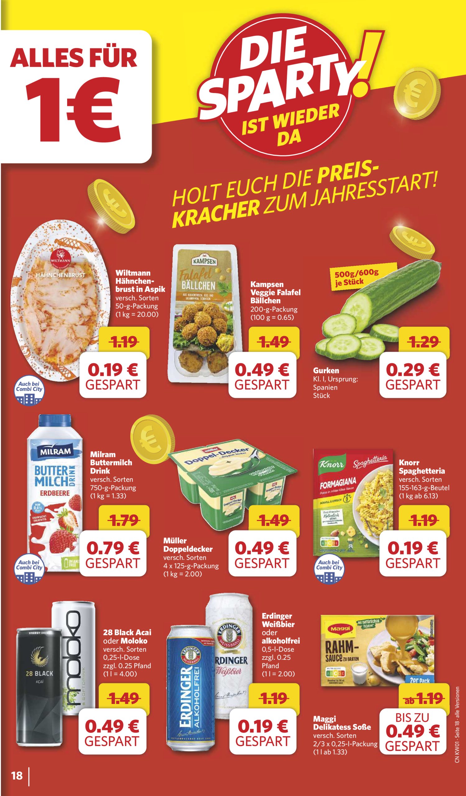 combi - Combi-Prospekt gültig von 30.12. bis 04.01. - page: 18