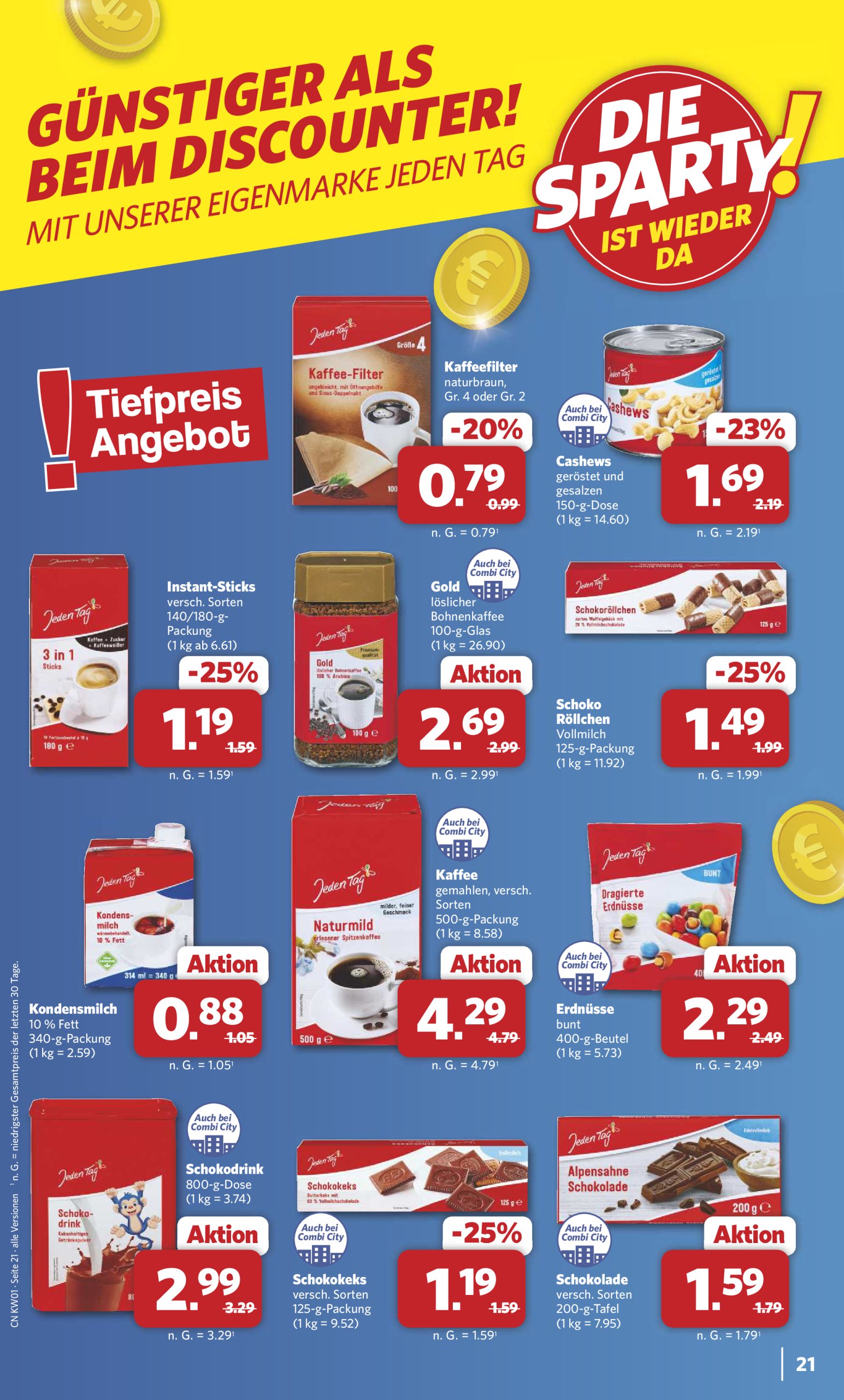 combi - Combi-Prospekt gültig von 30.12. bis 04.01. - page: 21