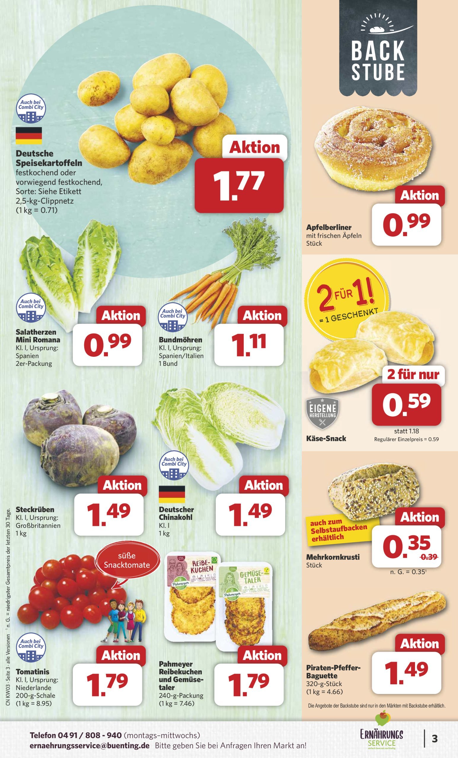 combi - Combi-Prospekt gültig von 13.01. bis 18.01. - page: 3