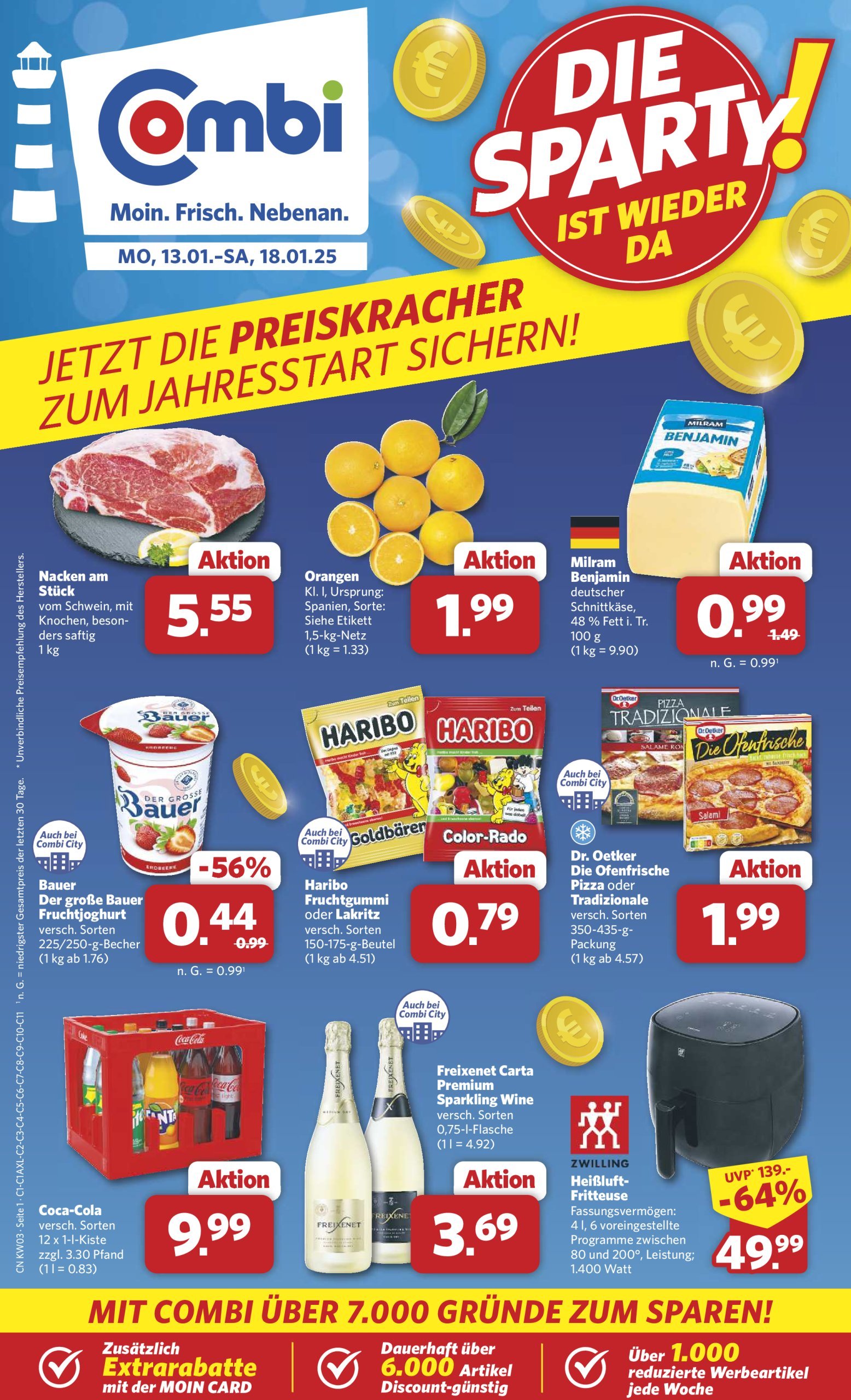 combi - Combi-Prospekt gültig von 13.01. bis 18.01.