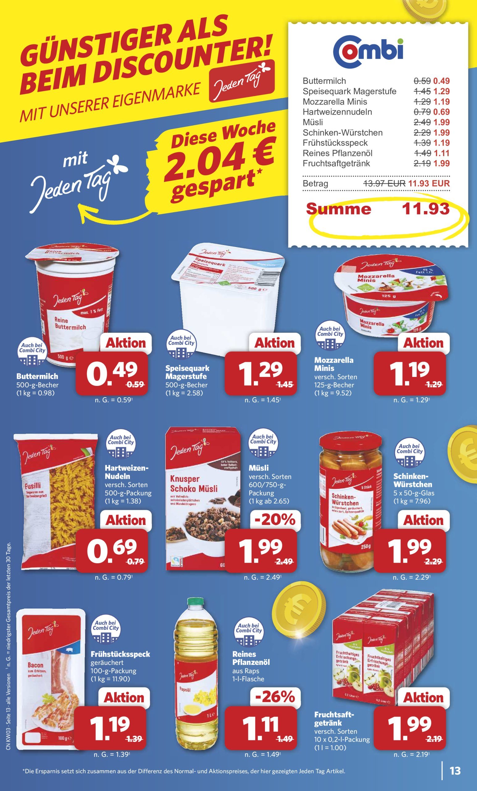 combi - Combi-Prospekt gültig von 13.01. bis 18.01. - page: 14