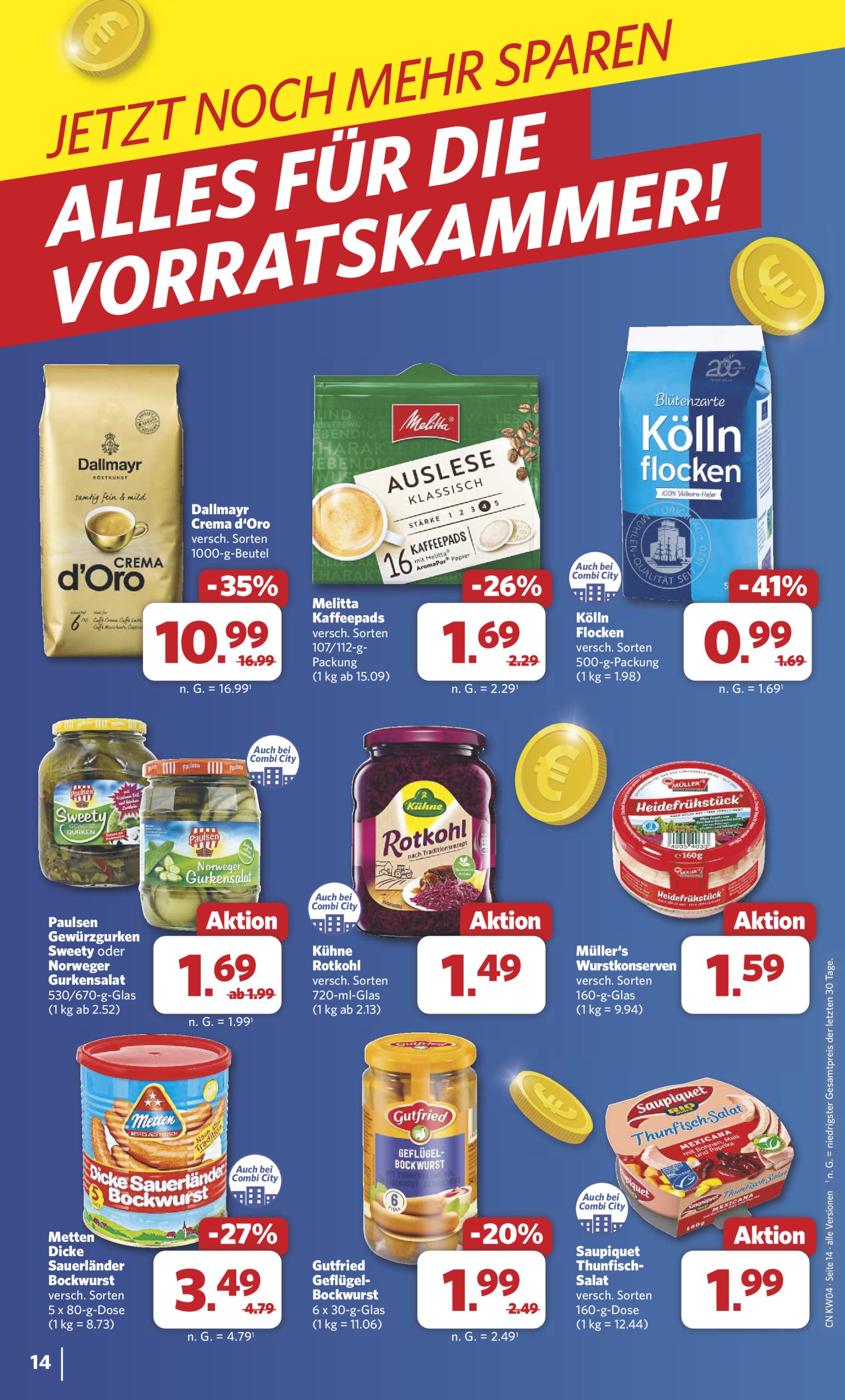 combi - Combi-Prospekt gültig von 20.01. bis 25.01. - page: 14