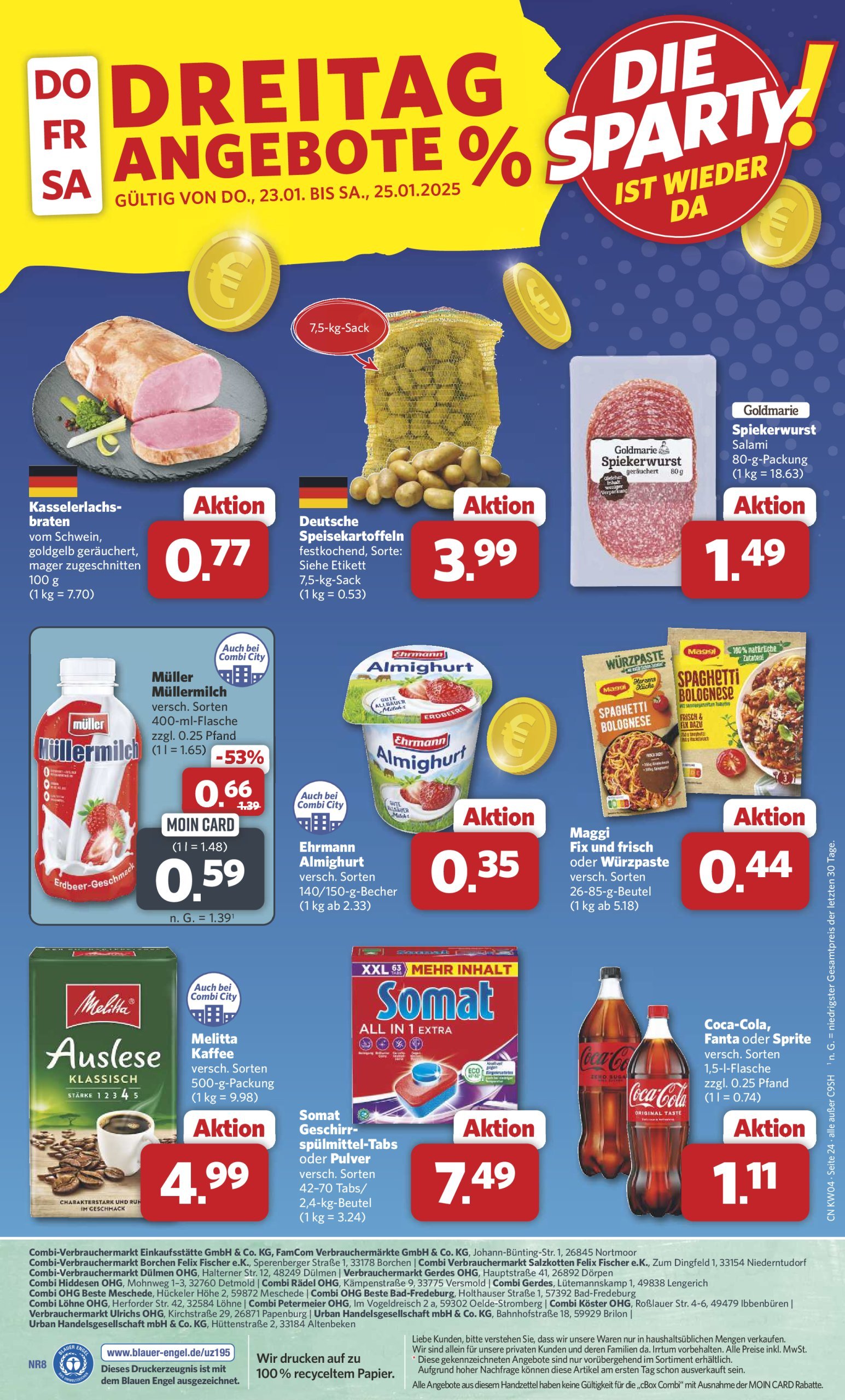 combi - Combi-Prospekt gültig von 20.01. bis 25.01. - page: 25