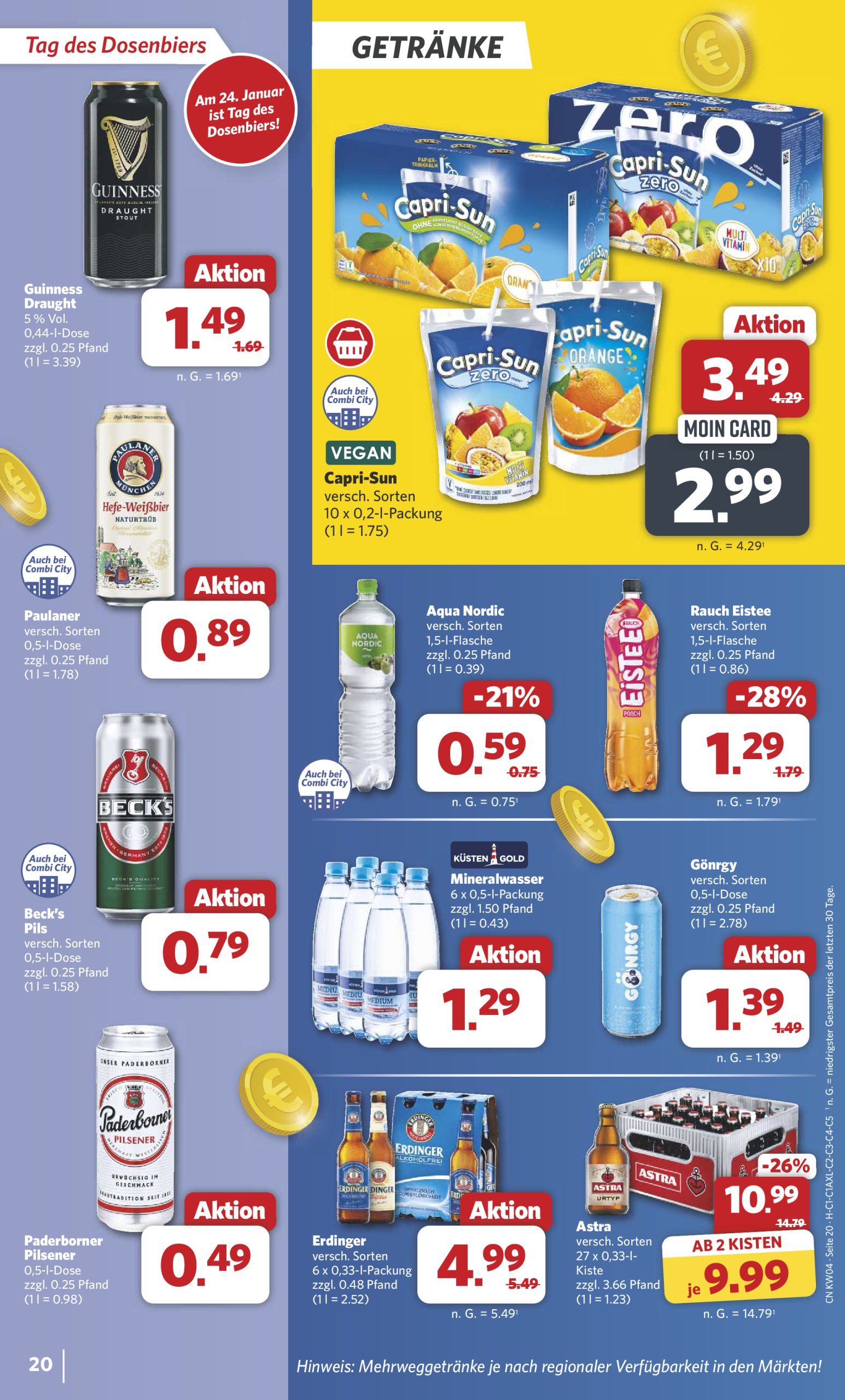 combi - Combi-Prospekt gültig von 20.01. bis 25.01. - page: 21