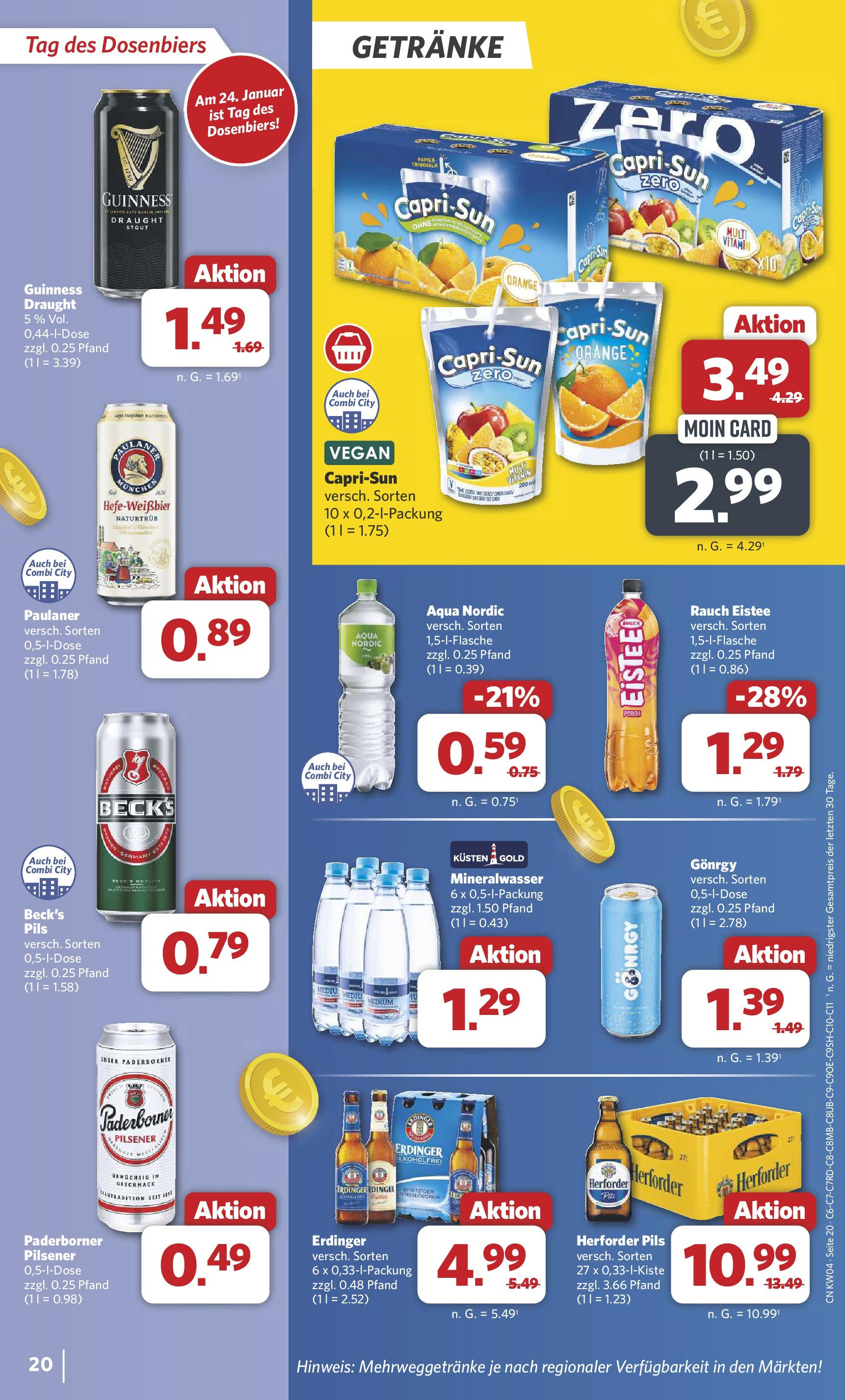 combi - Combi - Urban-Prospekt gültig von 20.01. bis 25.01. - page: 21