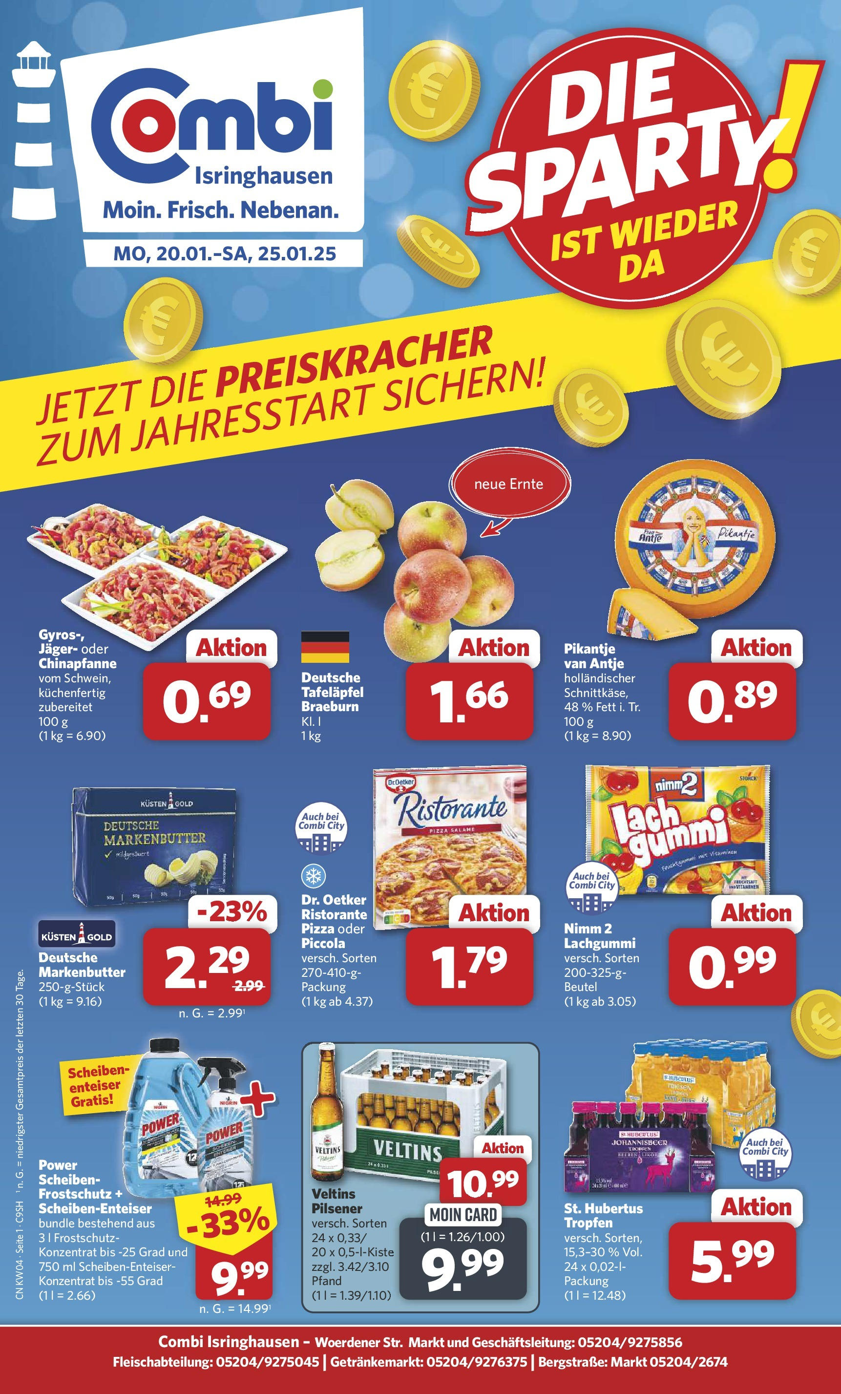 combi - Combi - Isringhausen-Prospekt gültig von 20.01. bis 25.01.