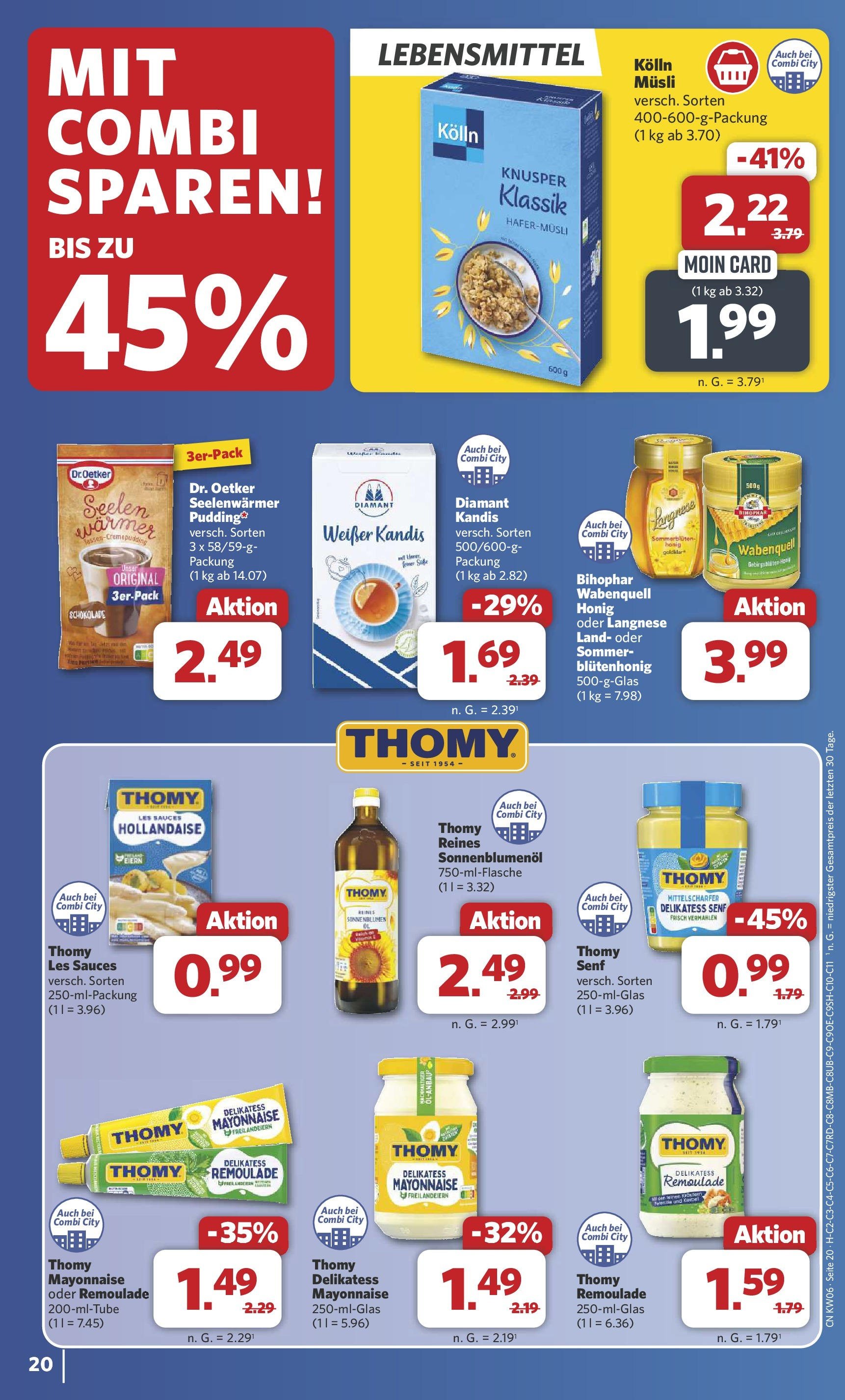 combi - Combi - Beste-Prospekt gültig von 03.02. bis 08.02. - page: 20