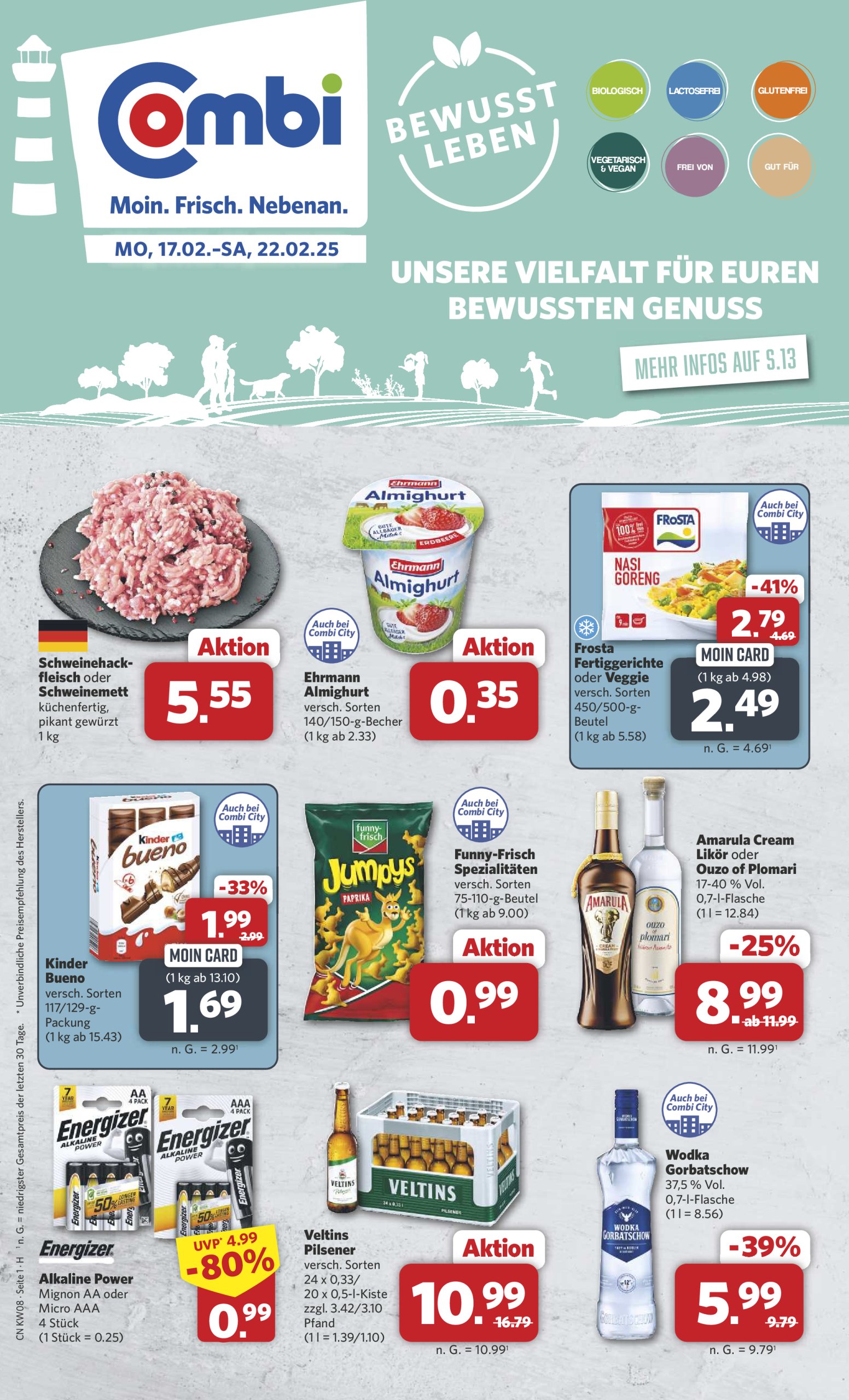 combi - Combi-Prospekt gültig von 17.02. bis 22.02.