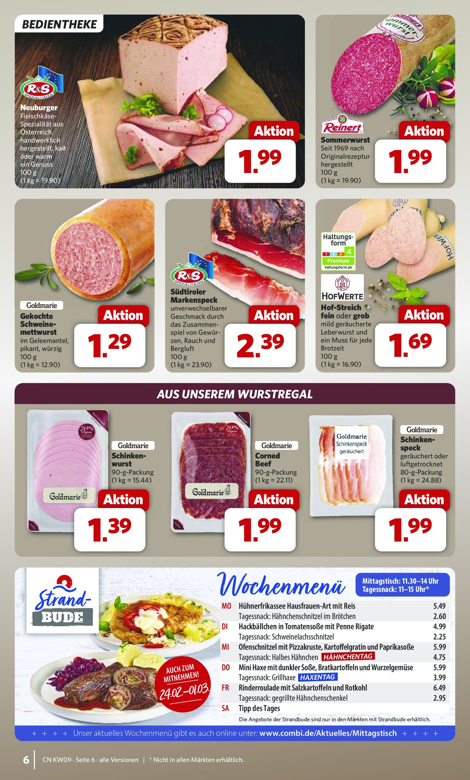 combi - Combi - Food-Prospekt gültig von 24.02. bis 01.03. - page: 6