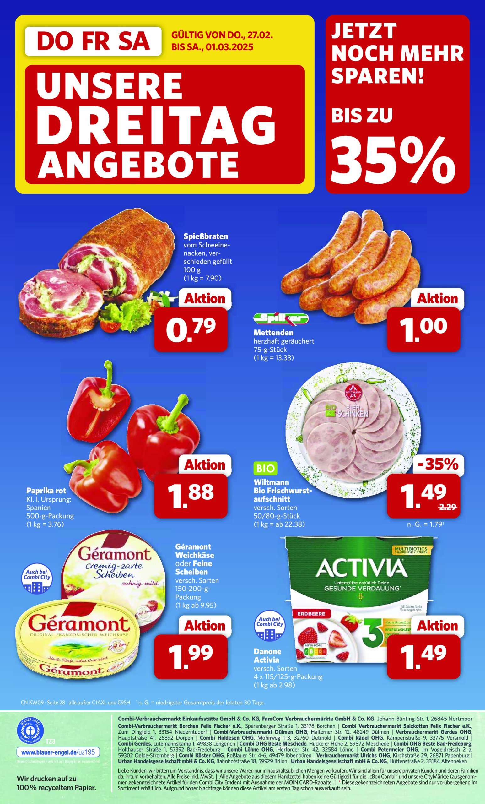 combi - Combi - Food-Prospekt gültig von 24.02. bis 01.03. - page: 30