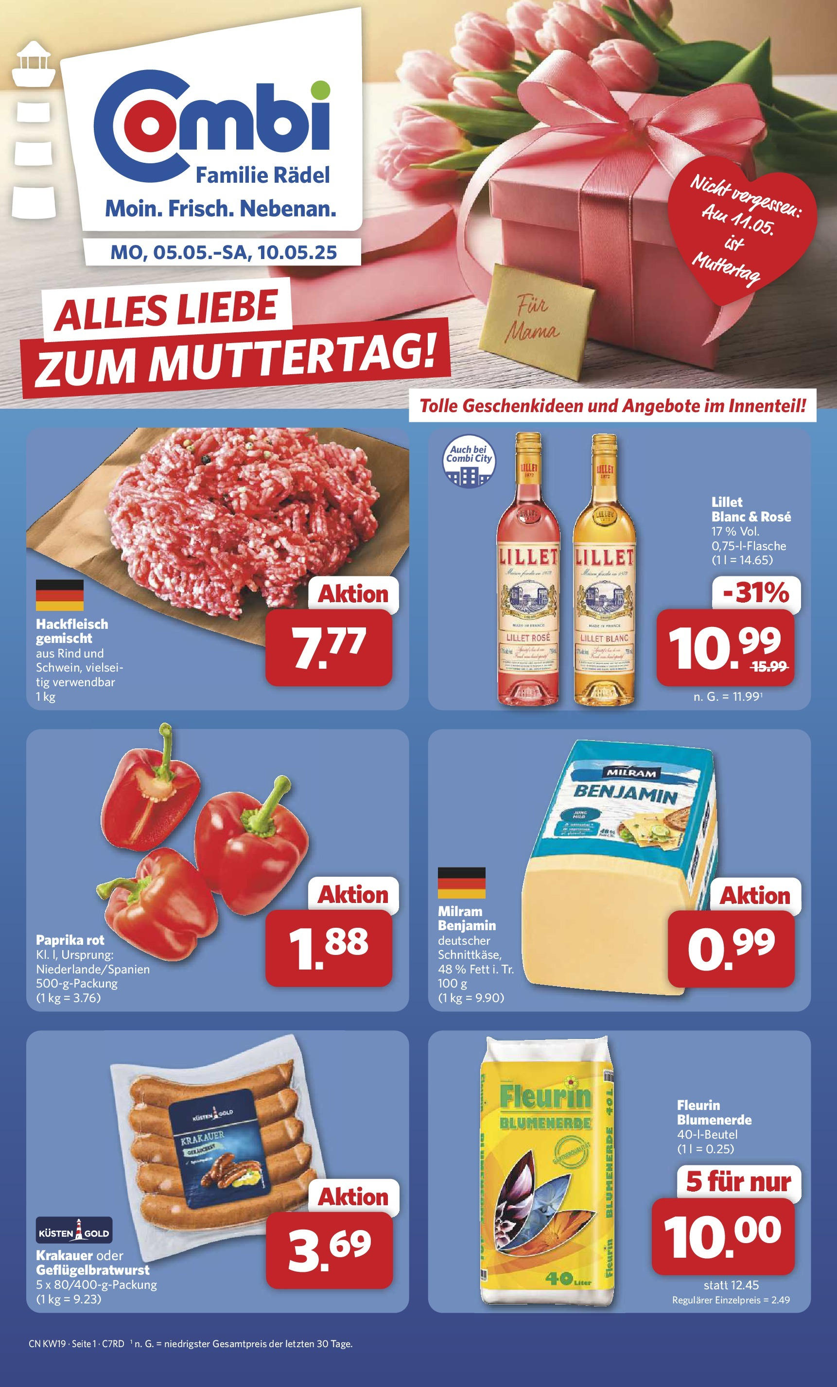 combi - Combi - Familie Rädel-Prospekt gültig von 05.05. bis 10.05.