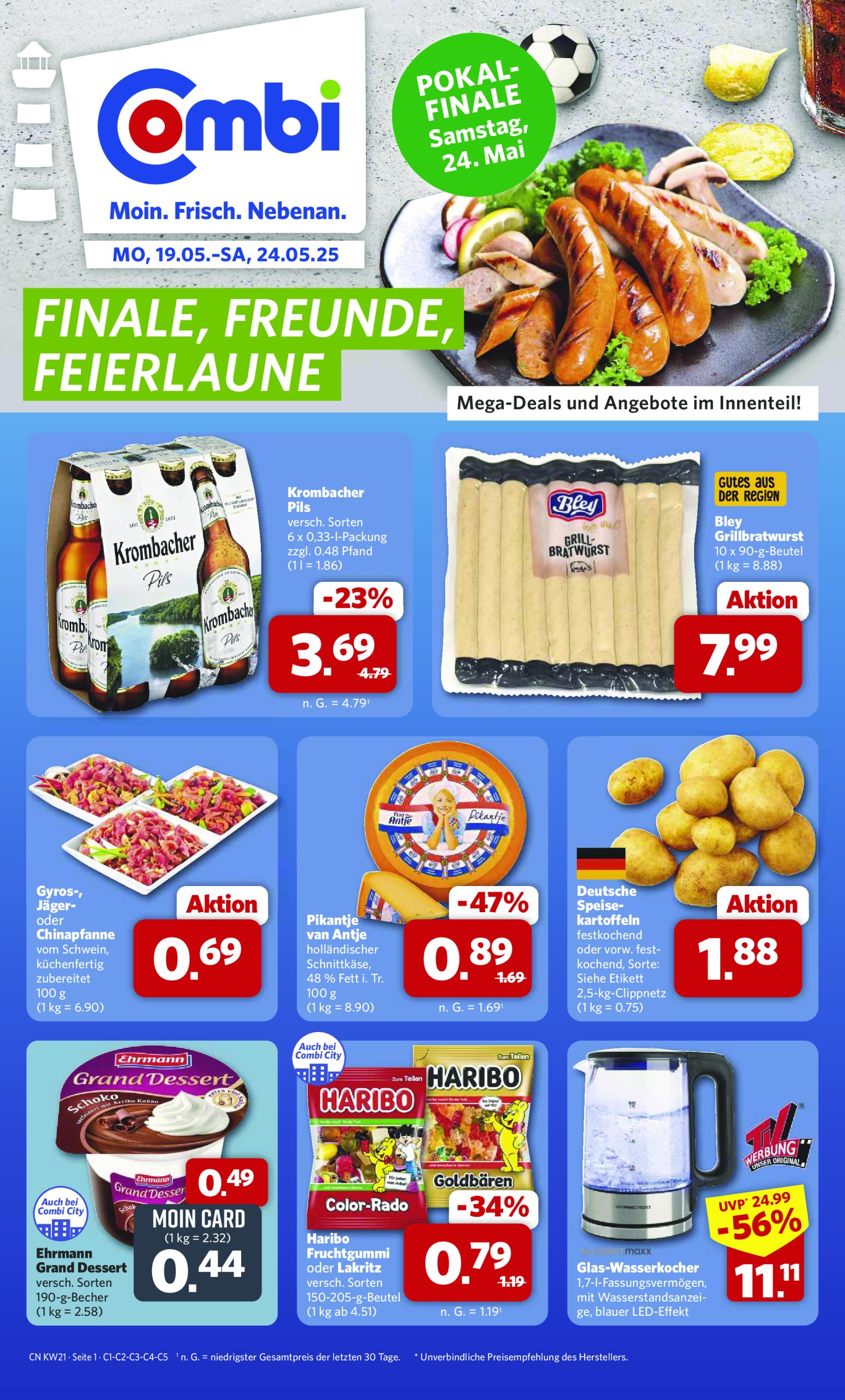 combi - Combi-Prospekt gültig von 19.05. bis 24.05.