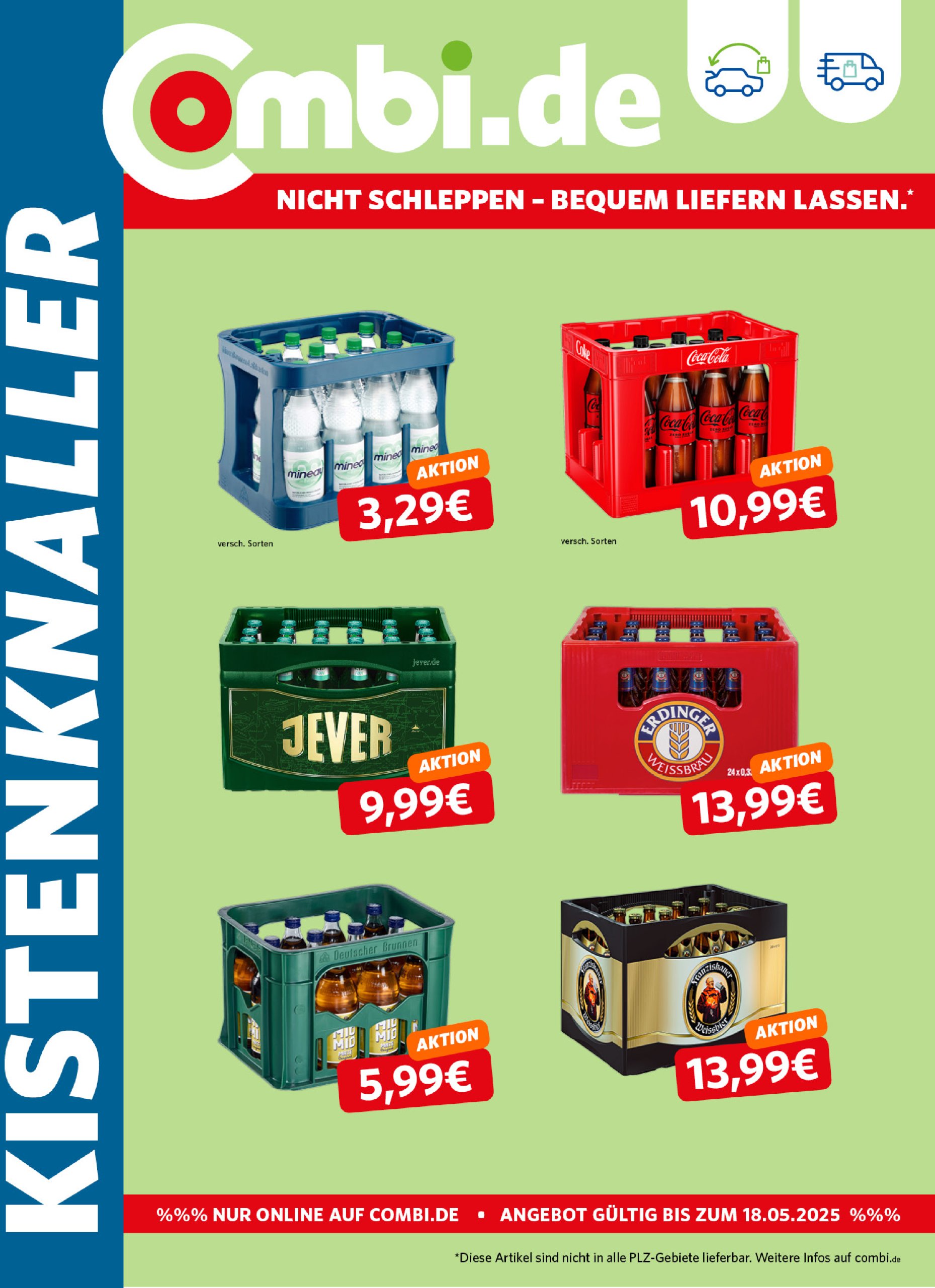 combi - Combi - Kistenknaller-Prospekt gültig von 18.05. bis 18.05.