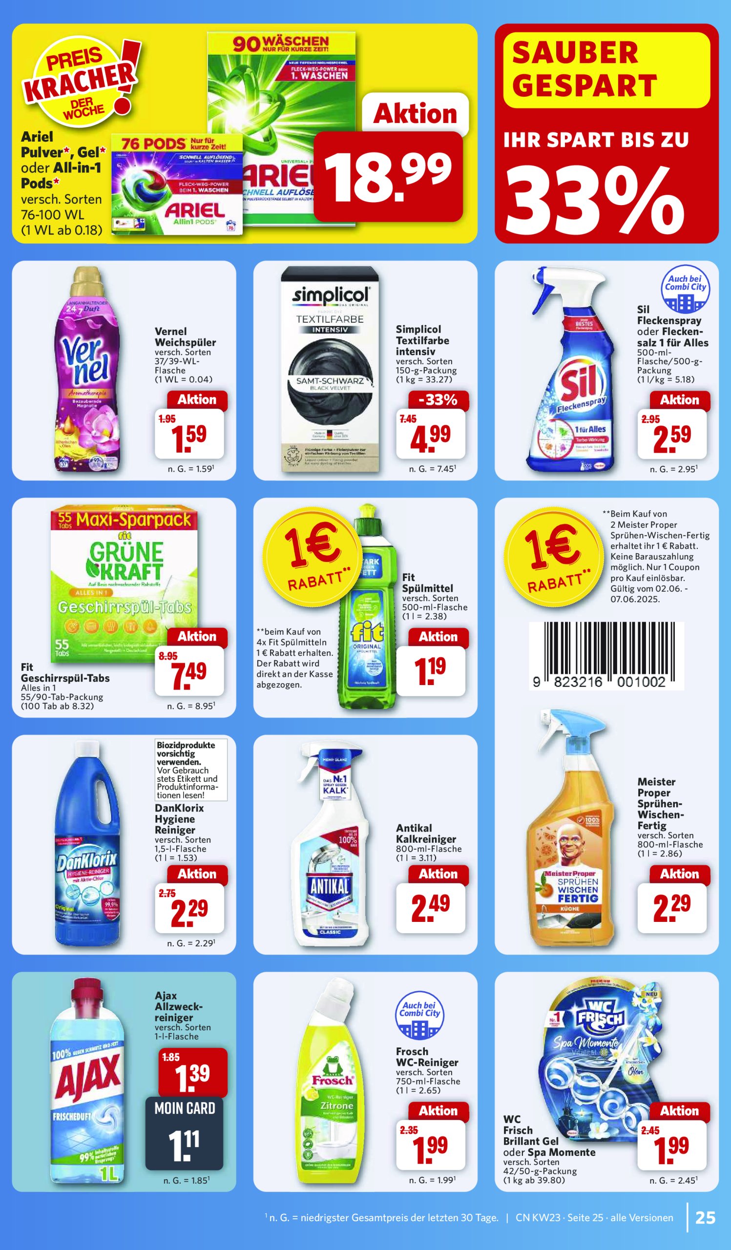 combi - Combi-Prospekt gültig von 02.06. bis 07.06. - page: 33