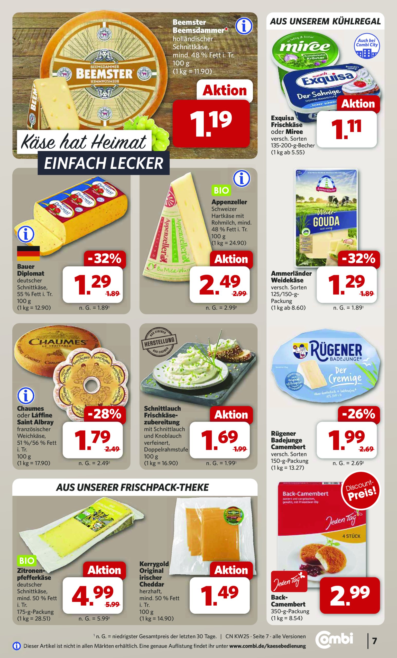 combi - Combi-Prospekt gültig vom 16.06. bis 21.06. - page: 7