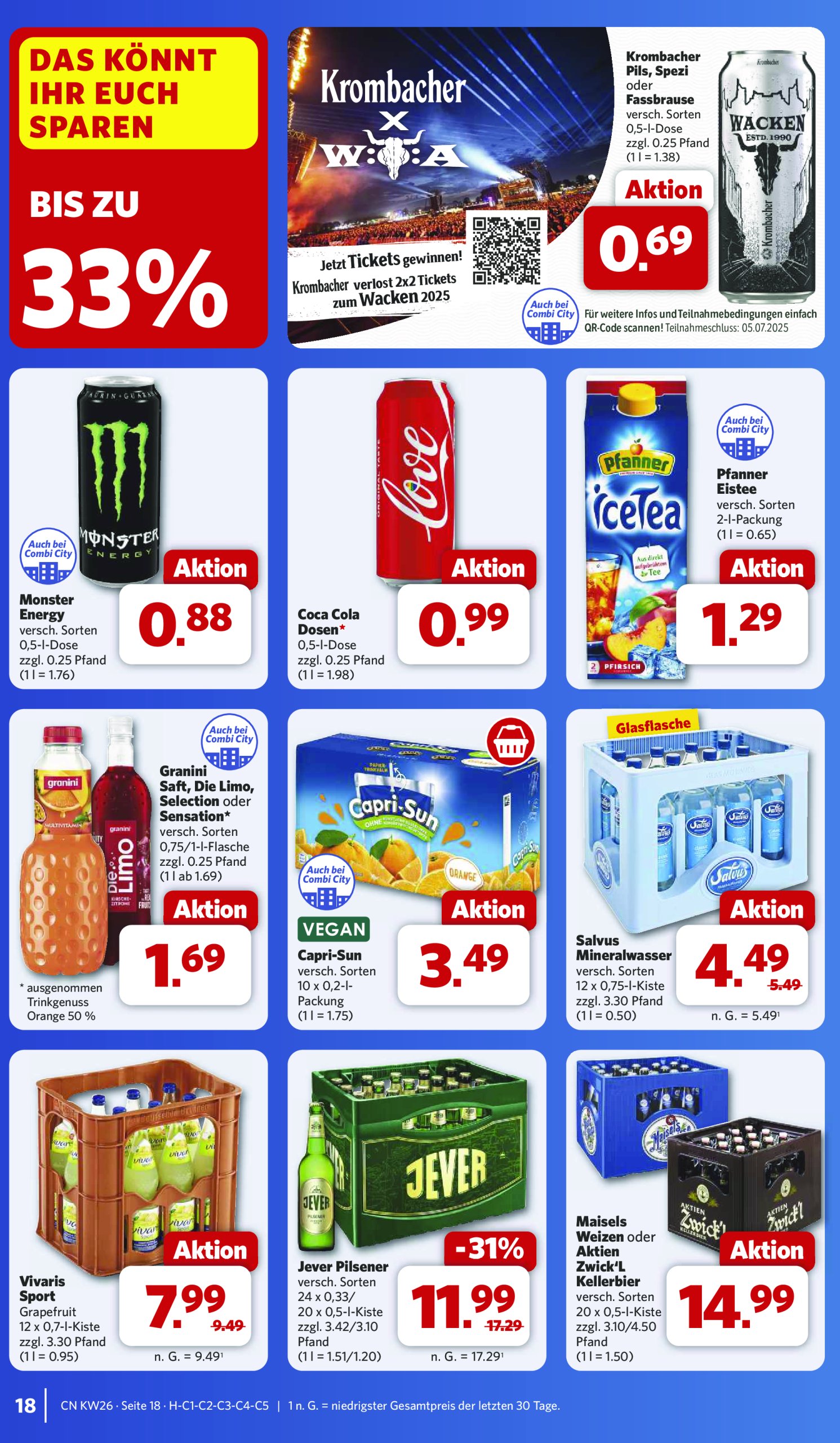 combi - Combi-Prospekt gültig vom 23.06. bis 28.06. - page: 24