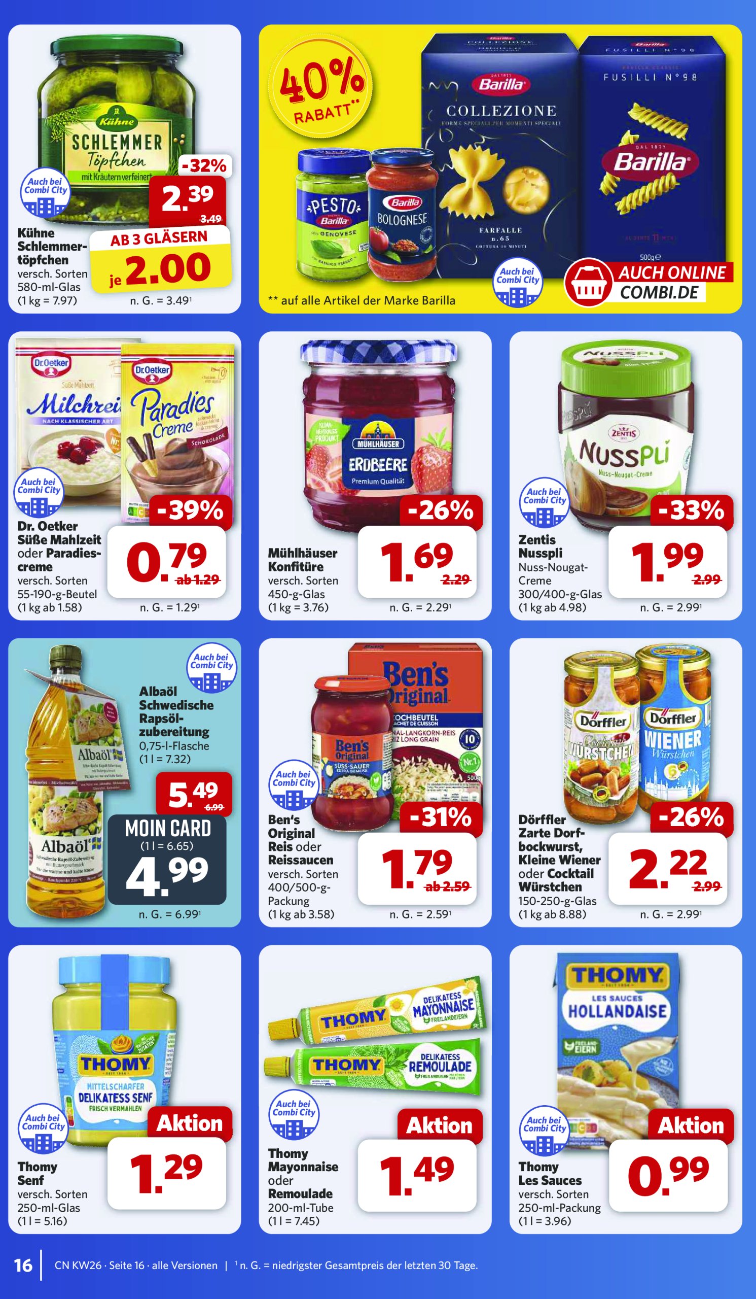combi - Combi-Prospekt gültig vom 23.06. bis 28.06. - page: 20