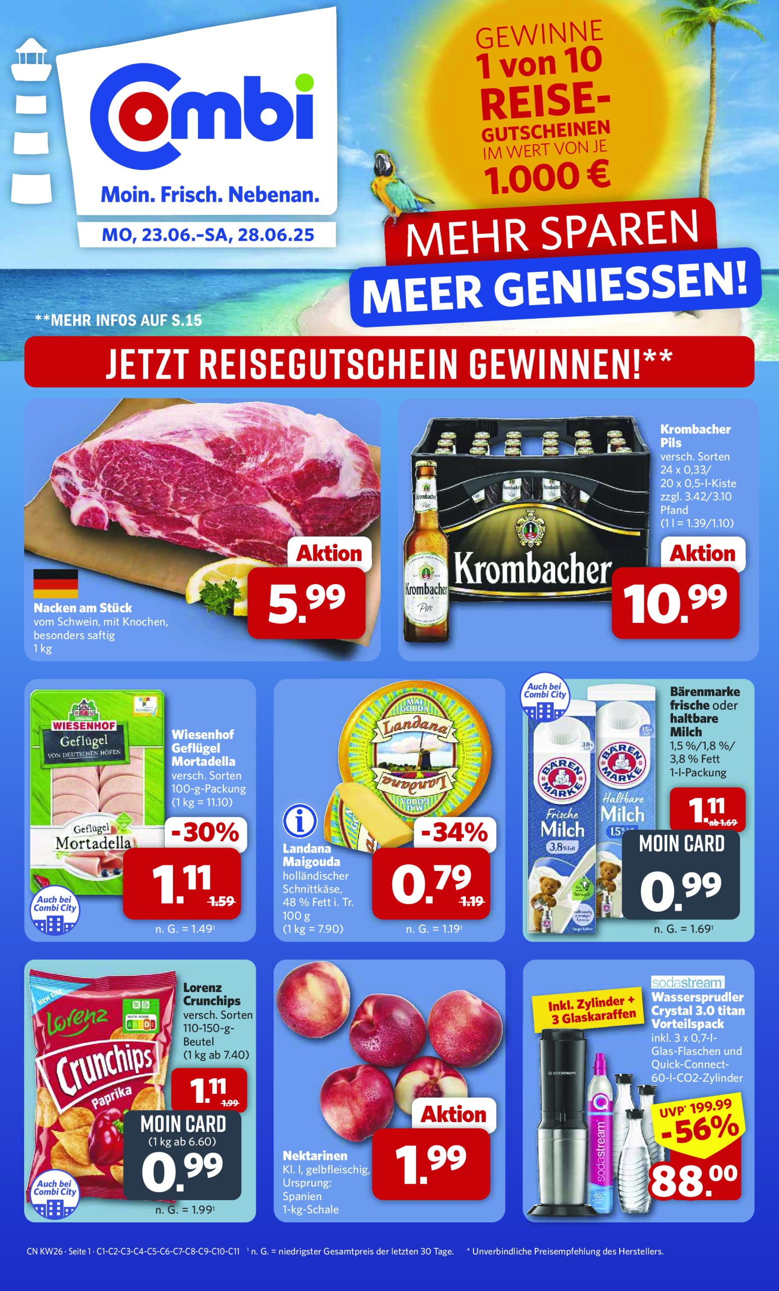 combi - Combi-Prospekt gültig vom 23.06. bis 28.06.