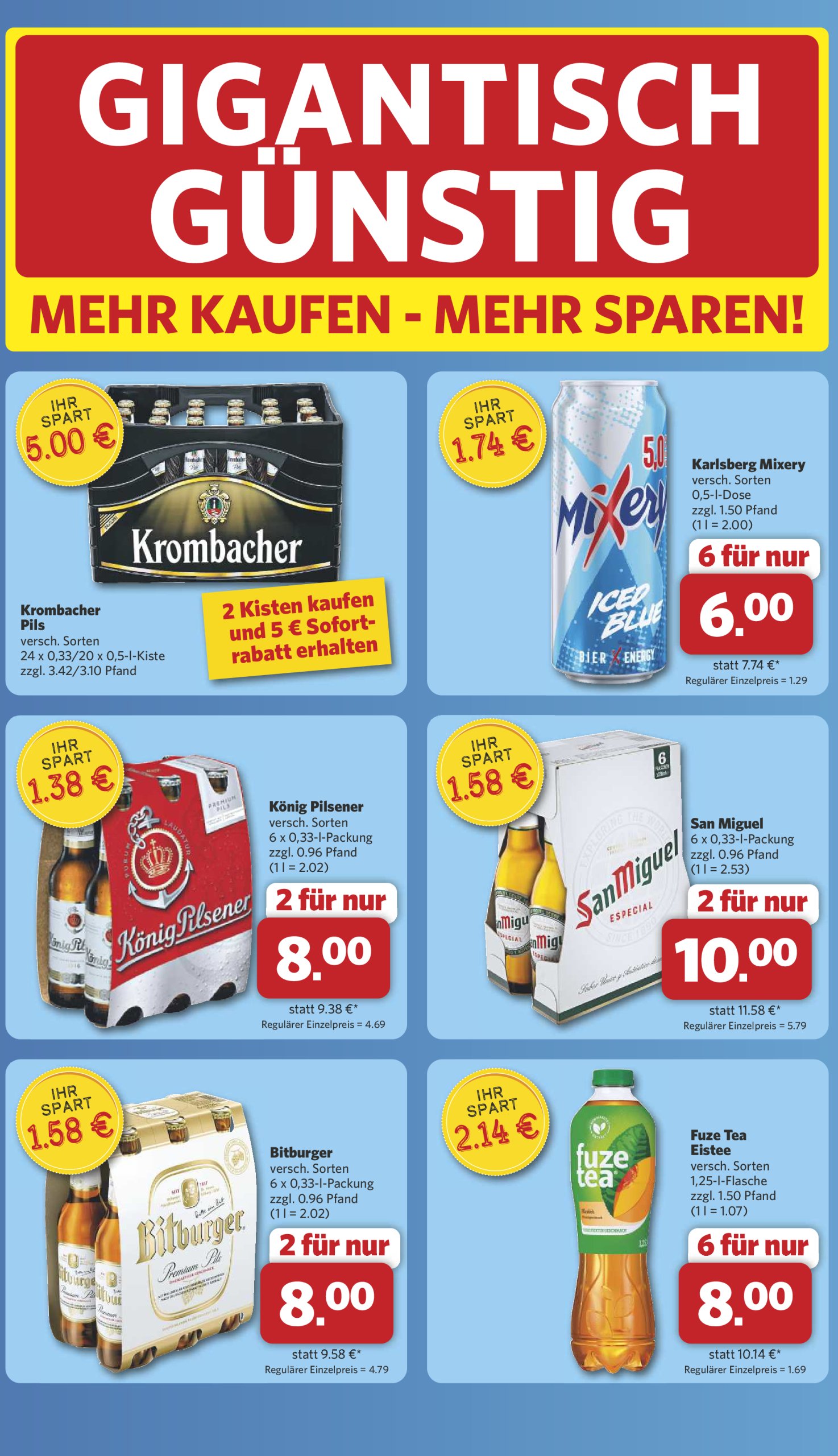 combi - Combi - Gigantisch günstig-Prospekt gültig vom 30.06. bis 02.08.
