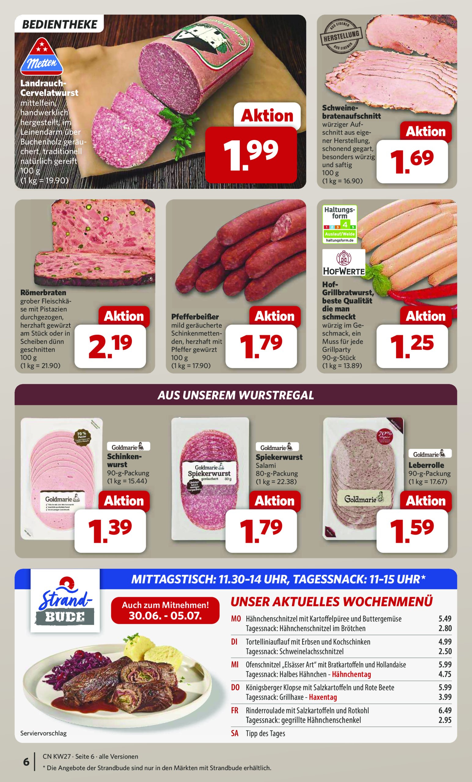 combi - Combi Markt - Angebote-Prospekt gültig vom 30.06. bis 05.07. - page: 6