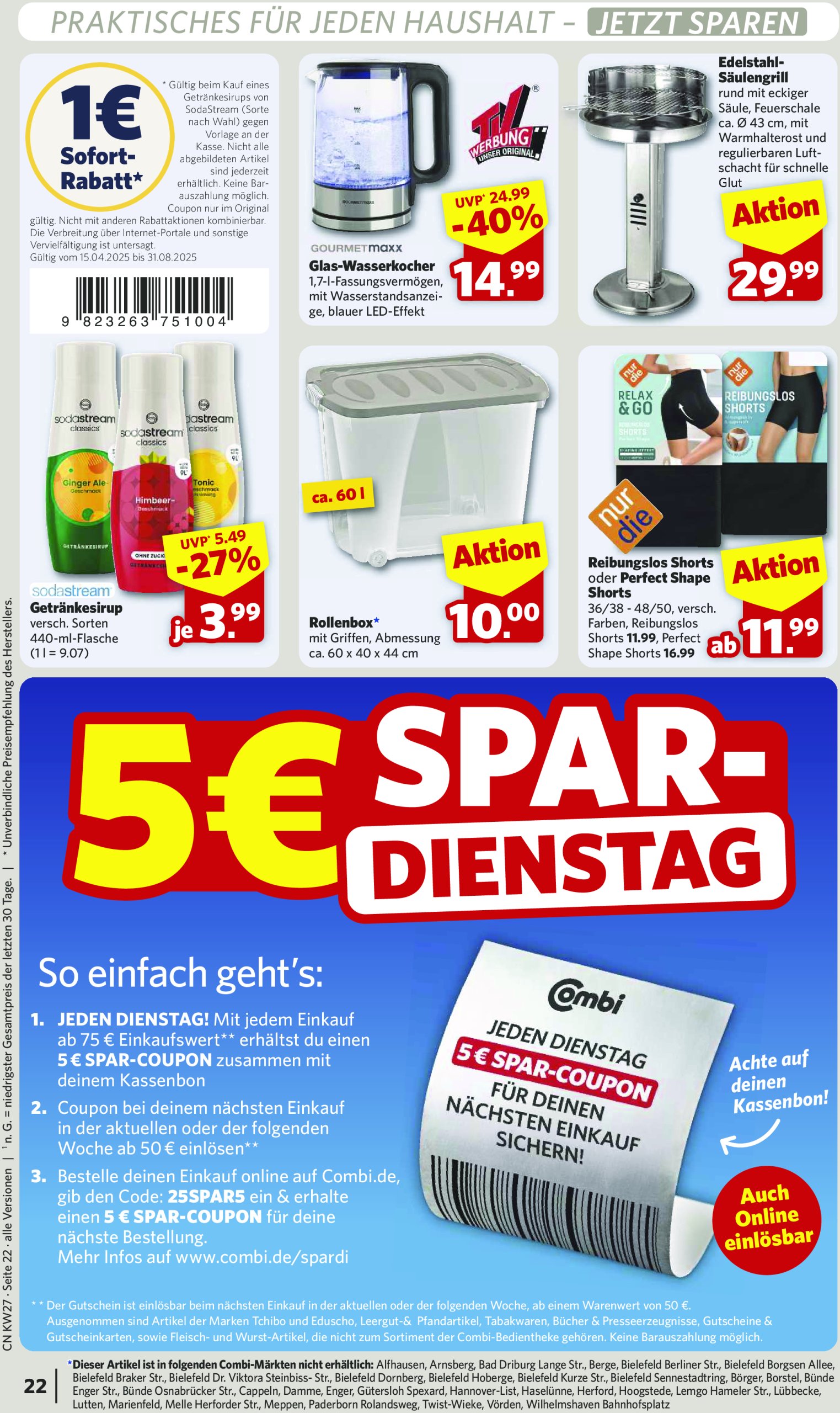 combi - Combi Markt - Angebote-Prospekt gültig vom 30.06. bis 05.07. - page: 34