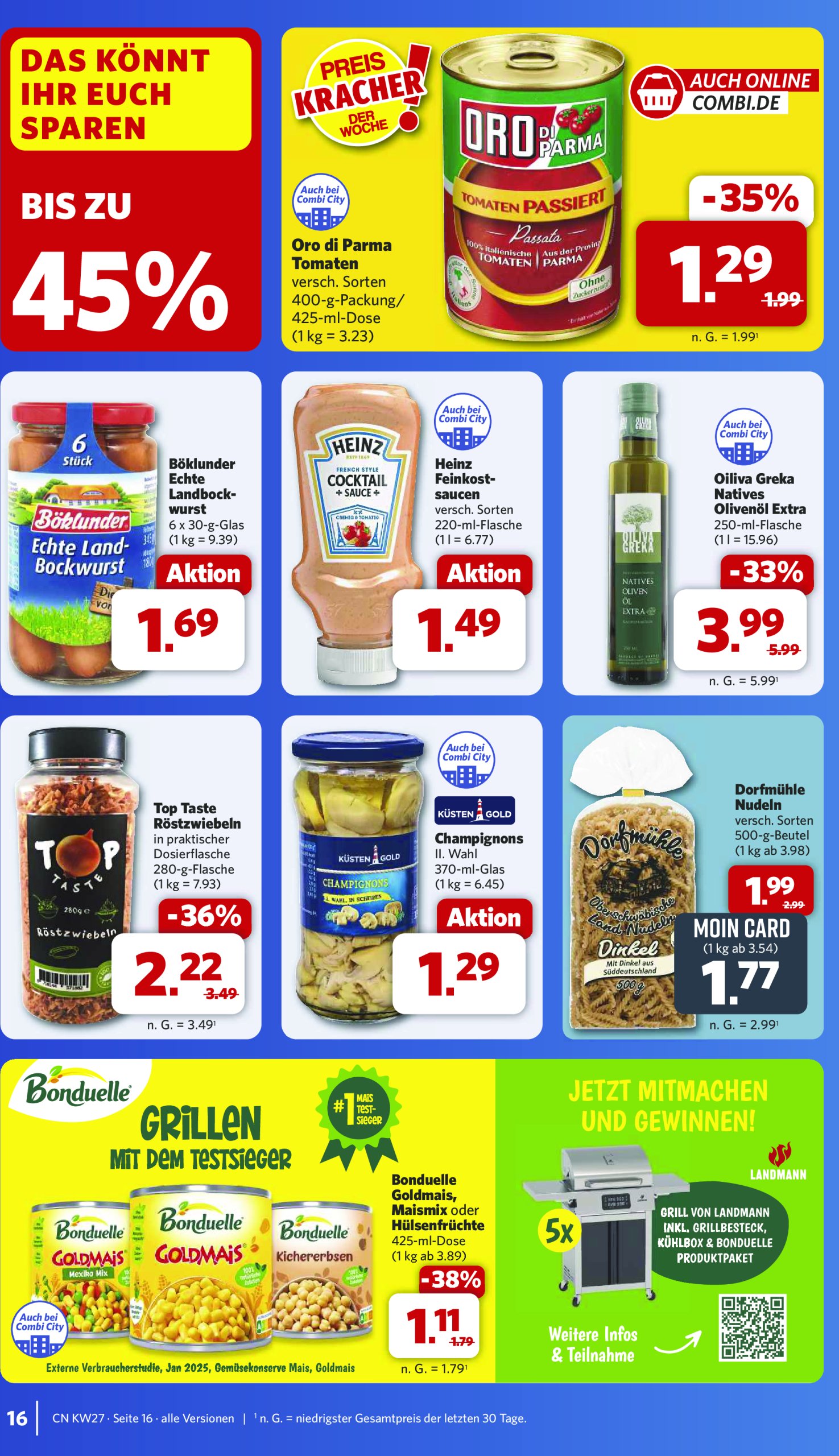 combi - Combi Markt - Angebote-Prospekt gültig vom 30.06. bis 05.07. - page: 22