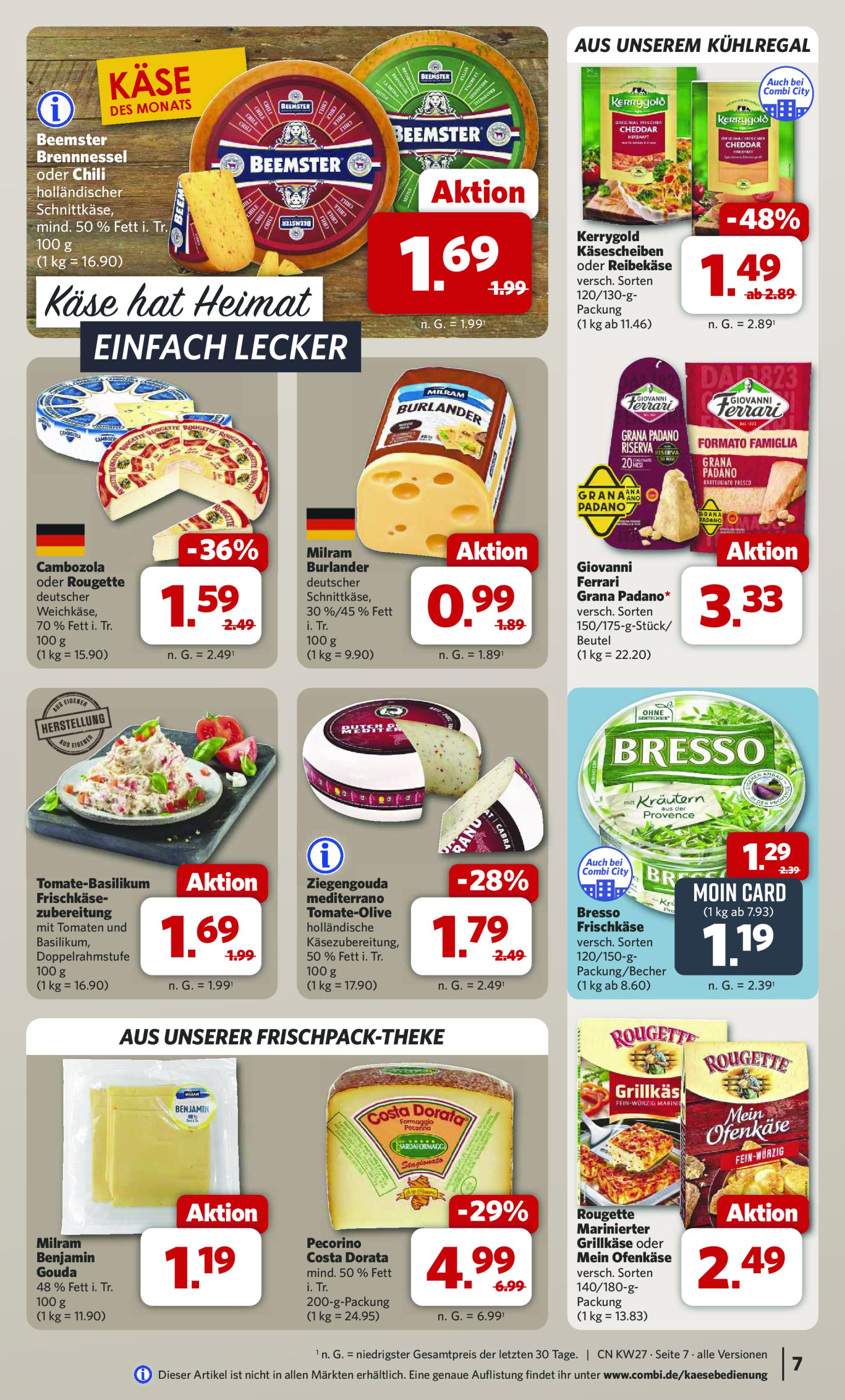 combi - Combi Markt - Angebote-Prospekt gültig vom 30.06. bis 05.07. - page: 8