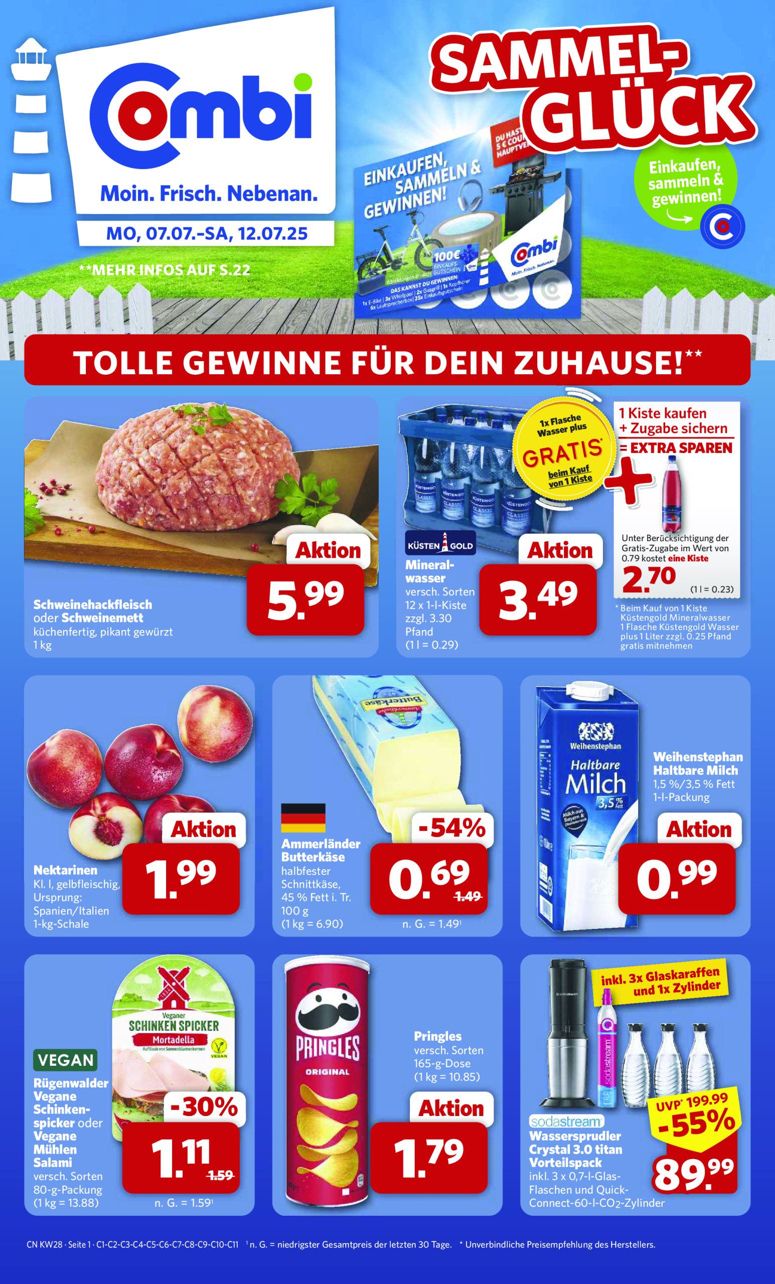 combi - Combi-Prospekt gültig vom 07.07. bis 12.07.