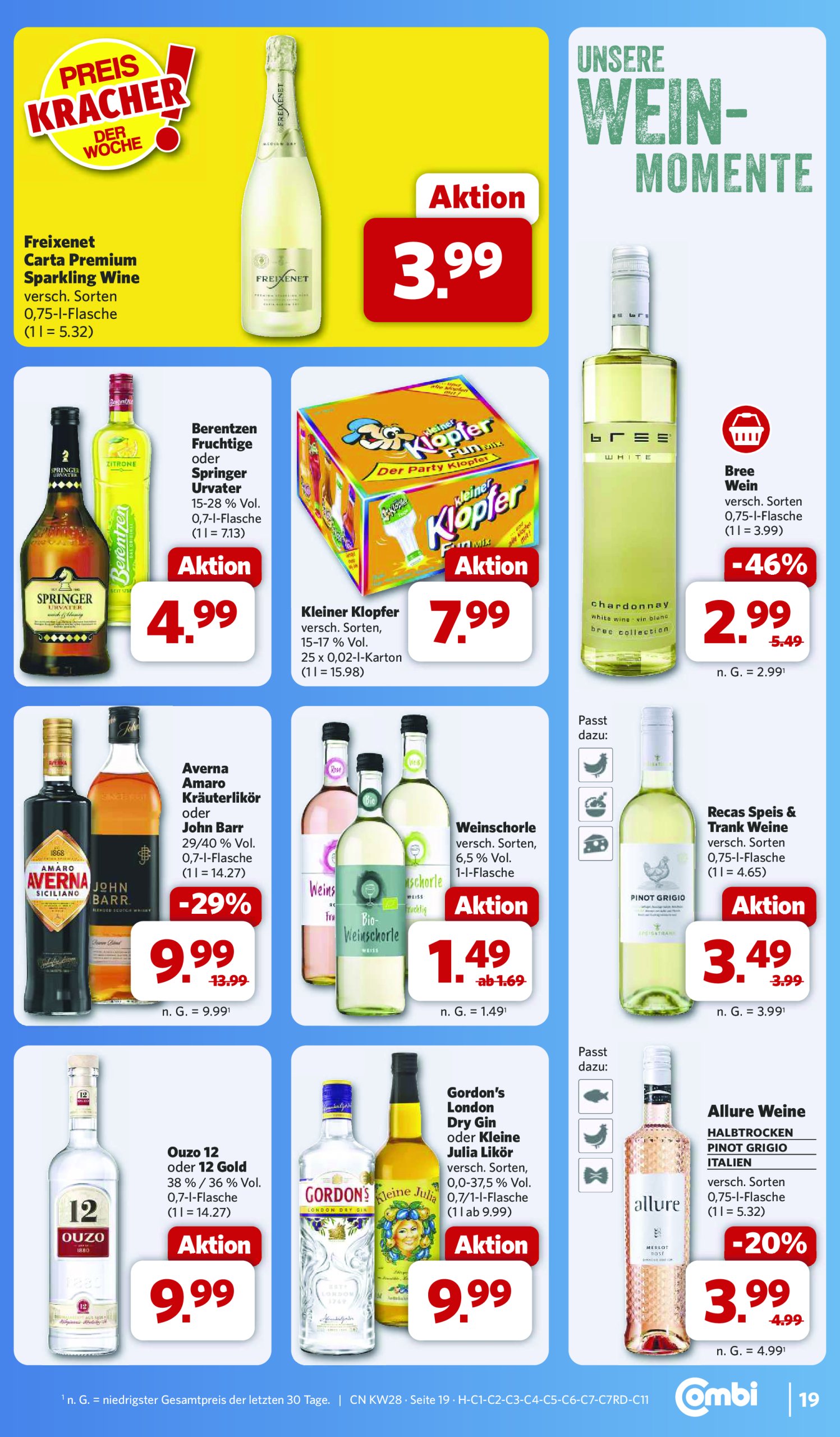 combi - Combi-Prospekt gültig vom 07.07. bis 12.07. - page: 28
