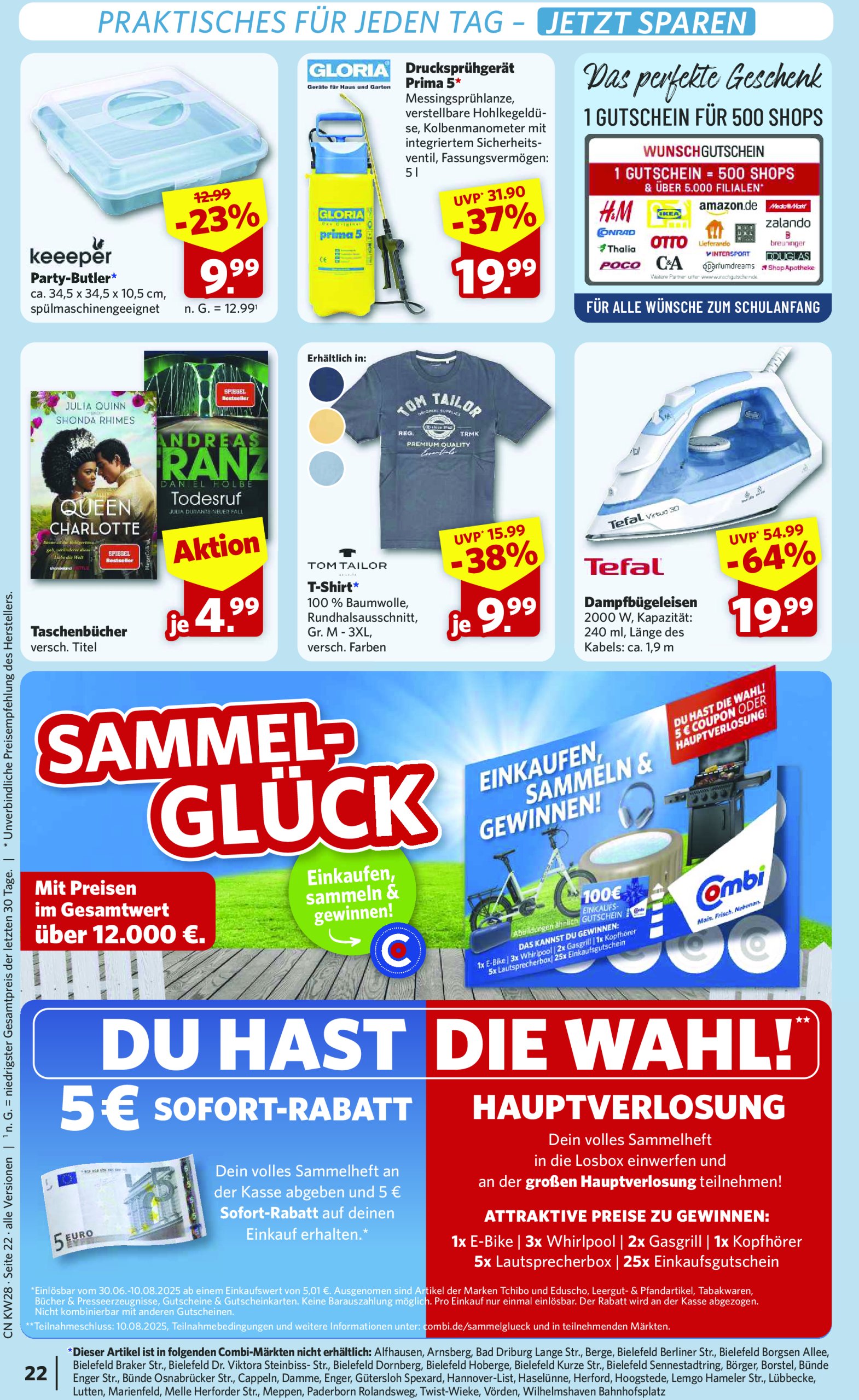 combi - Combi-Prospekt gültig vom 07.07. bis 12.07. - page: 34