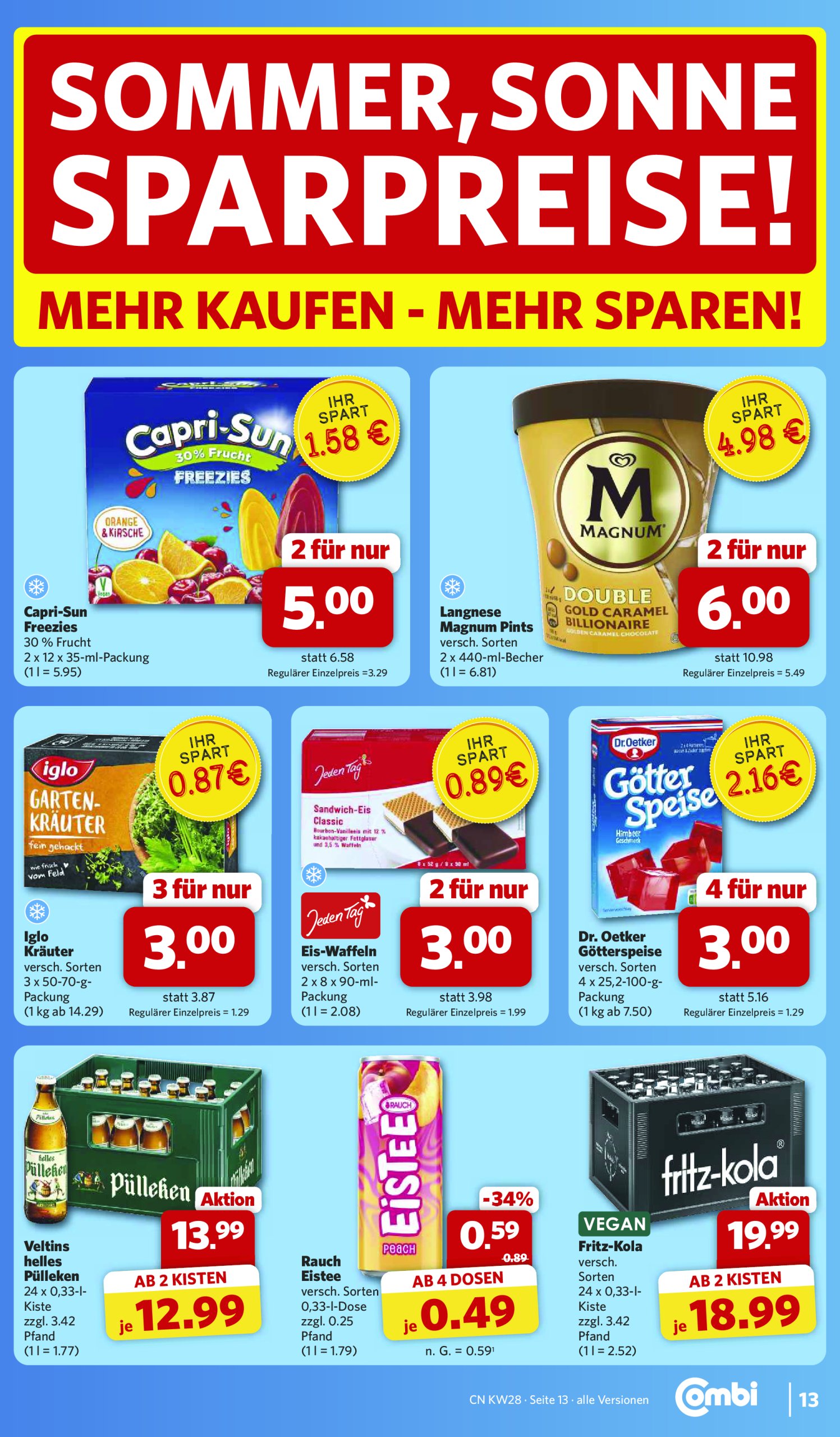 combi - Combi-Prospekt gültig vom 07.07. bis 12.07. - page: 16
