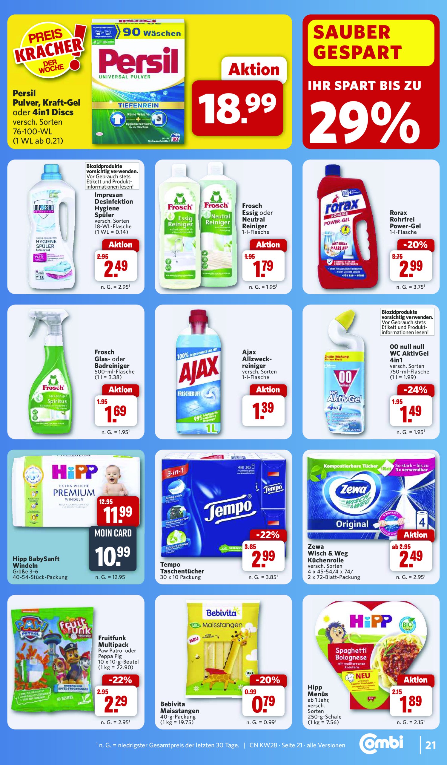 combi - Combi-Prospekt gültig vom 07.07. bis 12.07. - page: 32