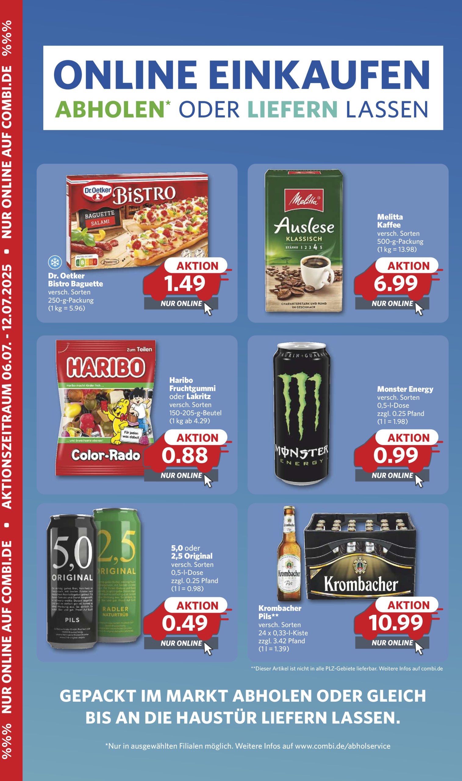 combi - Combi - Online Einkaufen-Prospekt gültig vom 07.07. bis 12.07.