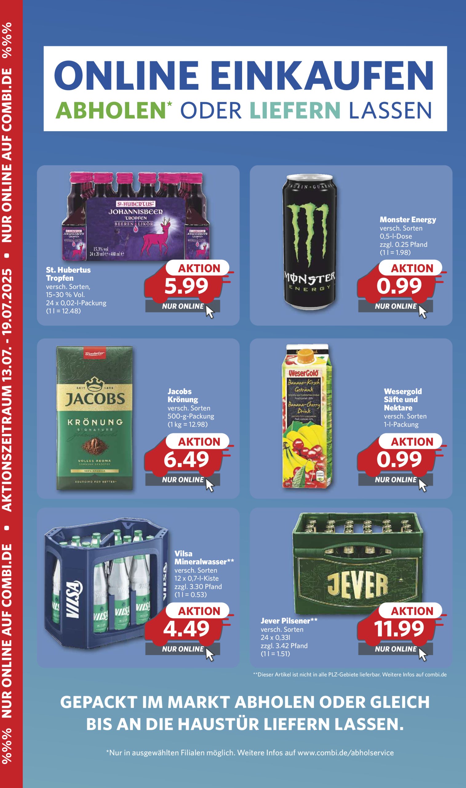combi - Combi - Online Einkaufen-Prospekt gültig vom 13.07. bis 19.07.