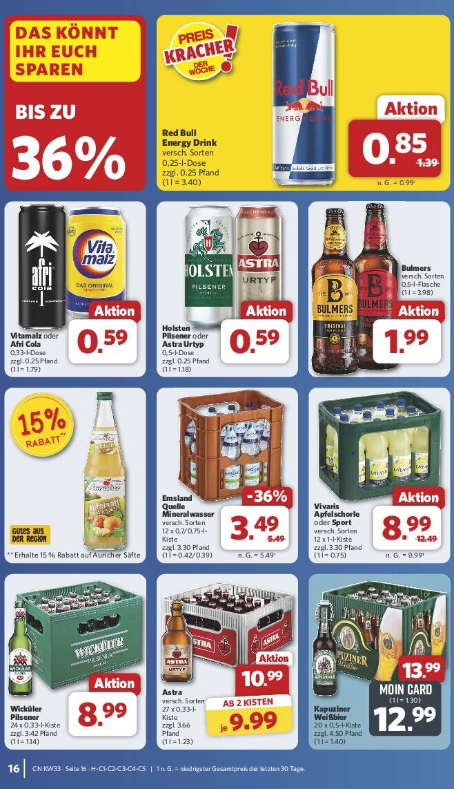combi - Combi-Prospekt gültig vom 11.08. bis 16.08. - page: 19