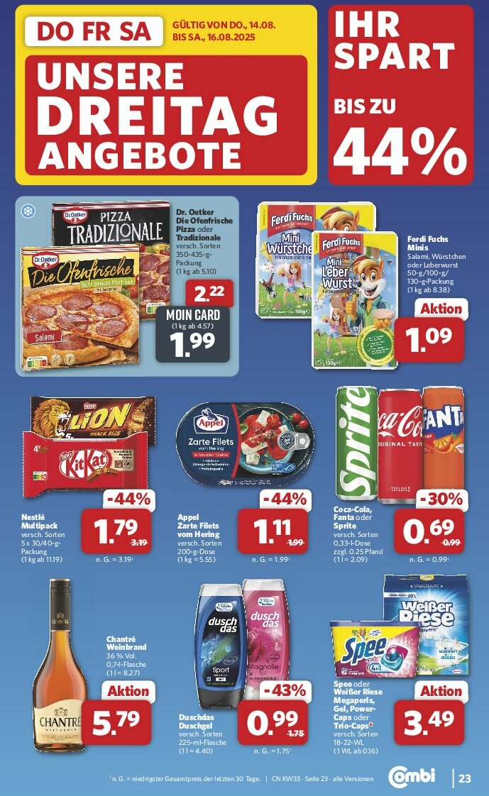 combi - Combi-Prospekt gültig vom 11.08. bis 16.08. - page: 29