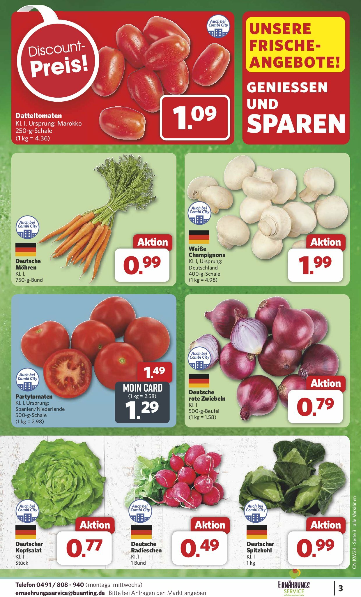 combi - Combi-Prospekt gültig vom 18.08. bis 23.08. - page: 3
