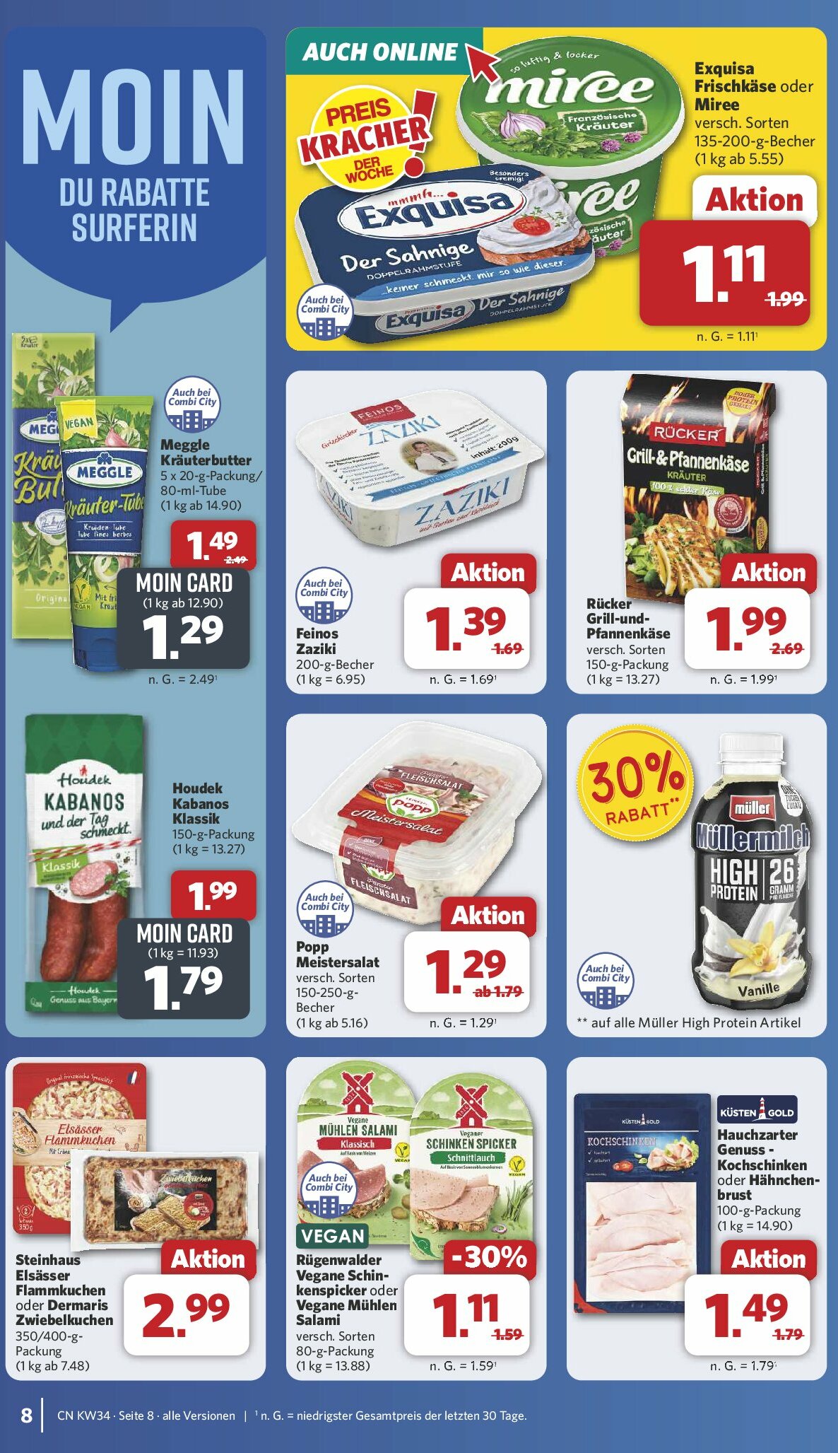 combi - Combi-Prospekt gültig vom 18.08. bis 23.08. - page: 8